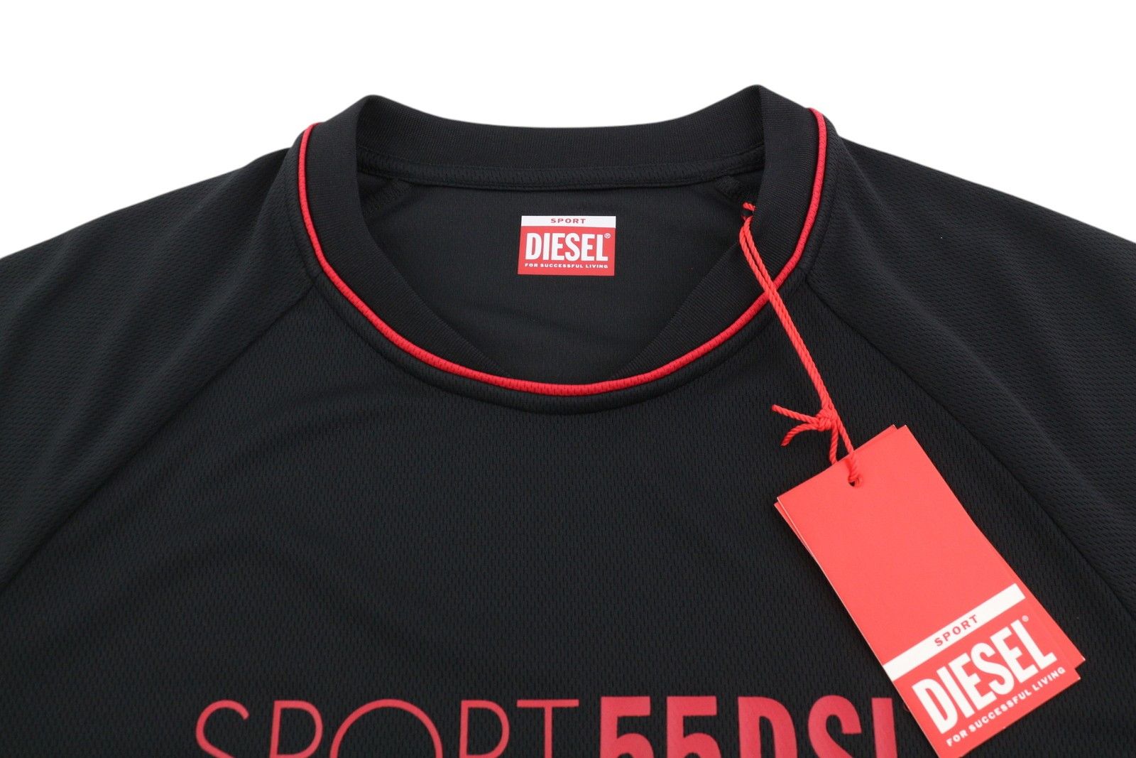 Diesel AMTEE-CROSSOON-WT15 S Black 55DSL Jersey T-Shirt 84114 Size US S / EU 44-46 / 1 - 4 Thumbnail