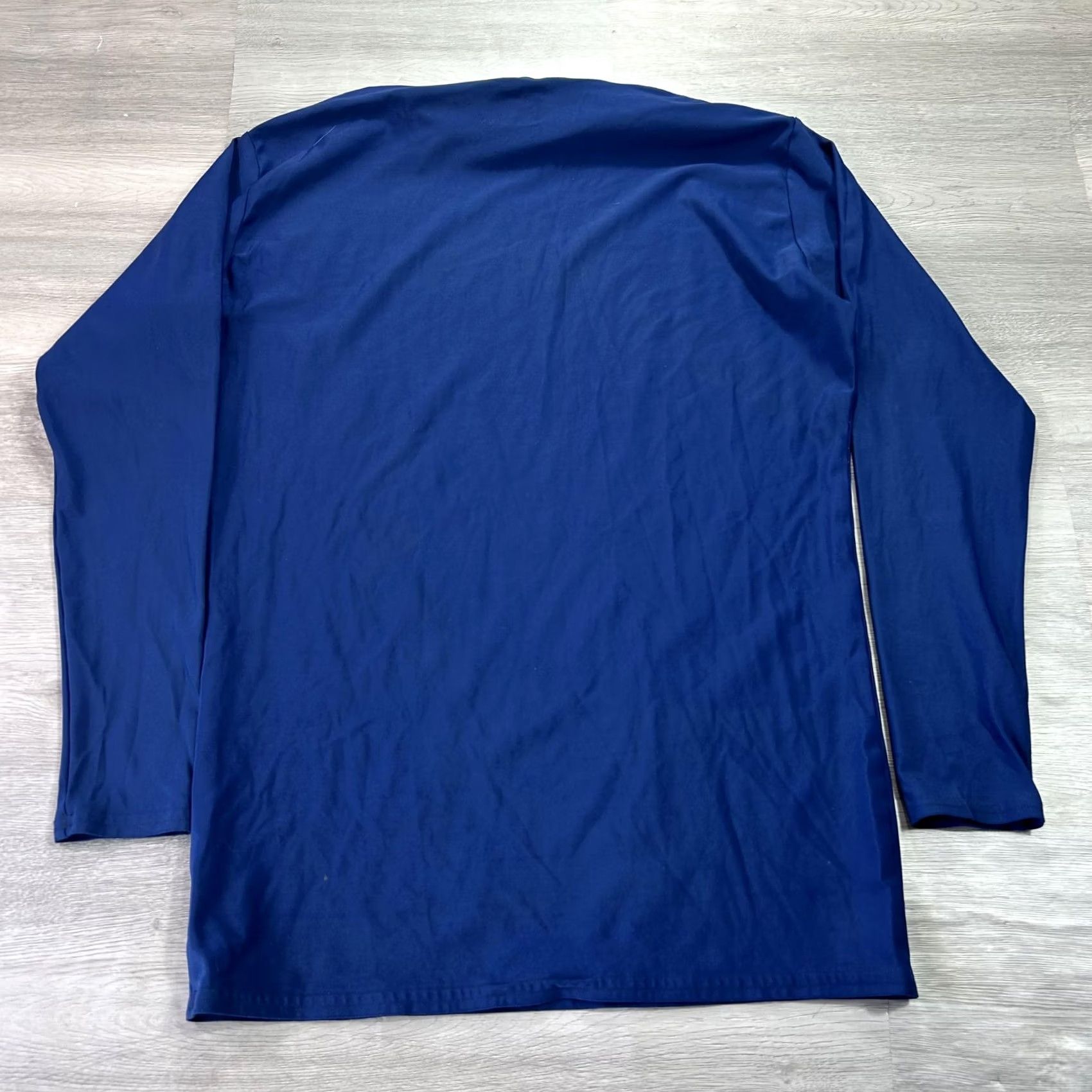 Under Armour Under Armour Shirt Mens XL Blue Long Sleeve Mock Neck Training Base Layer Top Size US XL / EU 56 / 4 - 2 Thumbnail