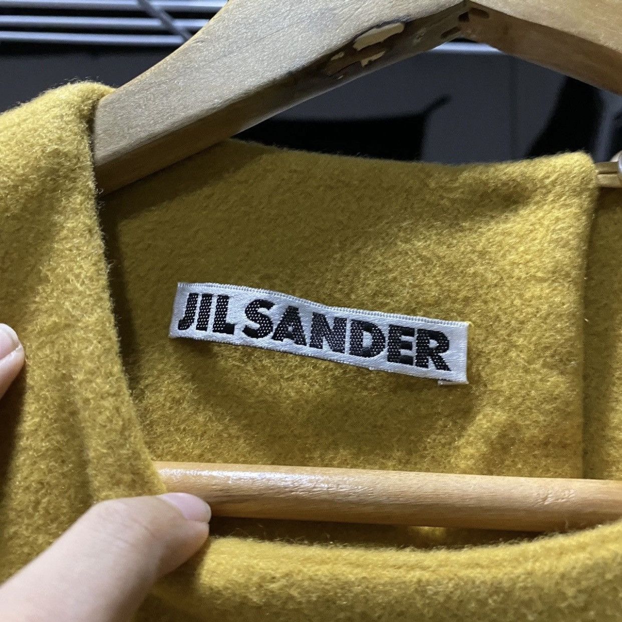 Jil Sander Vintage Jil Sander Minimalist Yellow Wool Dress Size S / US 4 / IT 40 - 9 Thumbnail