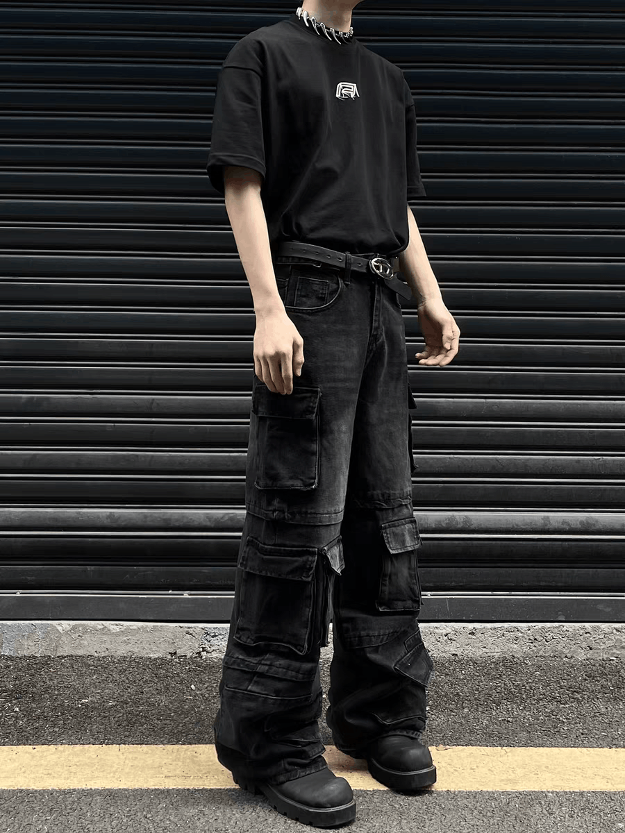 Japanese Brand × Vintage Black Vintage Loose Casual Jeans Size US 32 / EU 48 - 2 Thumbnail