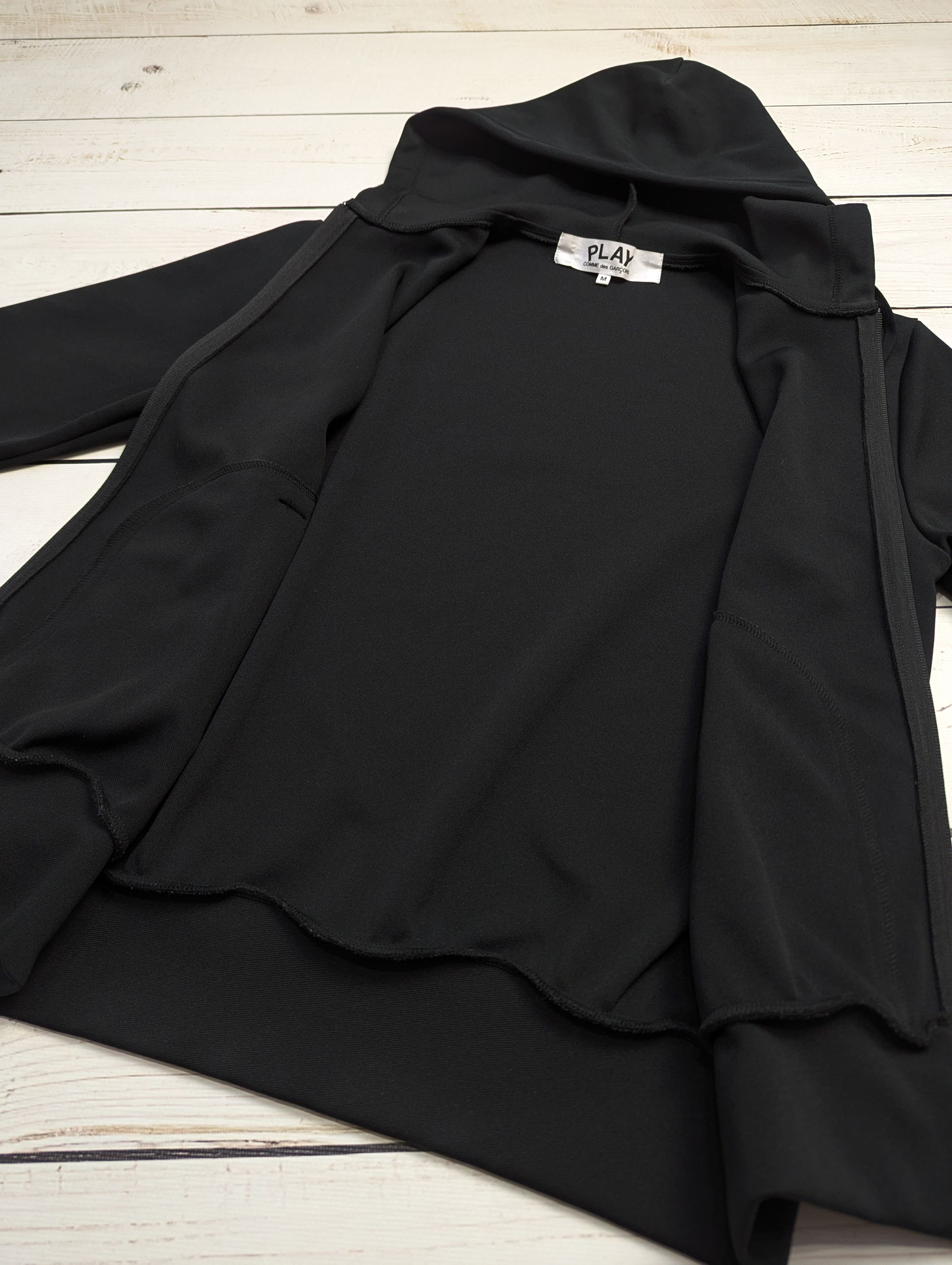 Comme des Garcons Comme des Garçons Play Zip Hoodie Jacket M Size US M / EU 48-50 / 2 - 8 Thumbnail