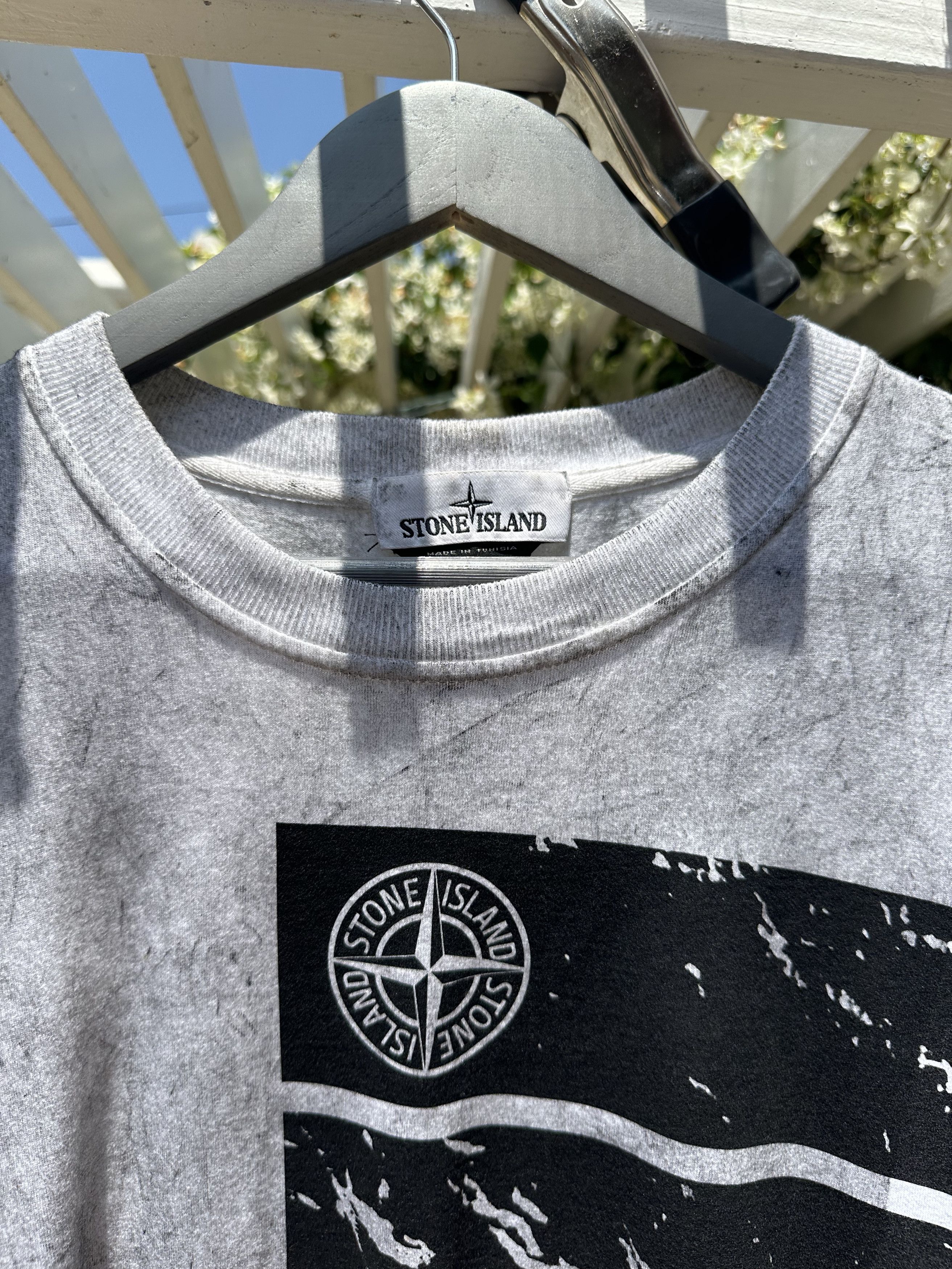 Stone Island Stone Island Dust One Tee - Asphalt Size US L / EU 52-54 / 3 - 5 Thumbnail