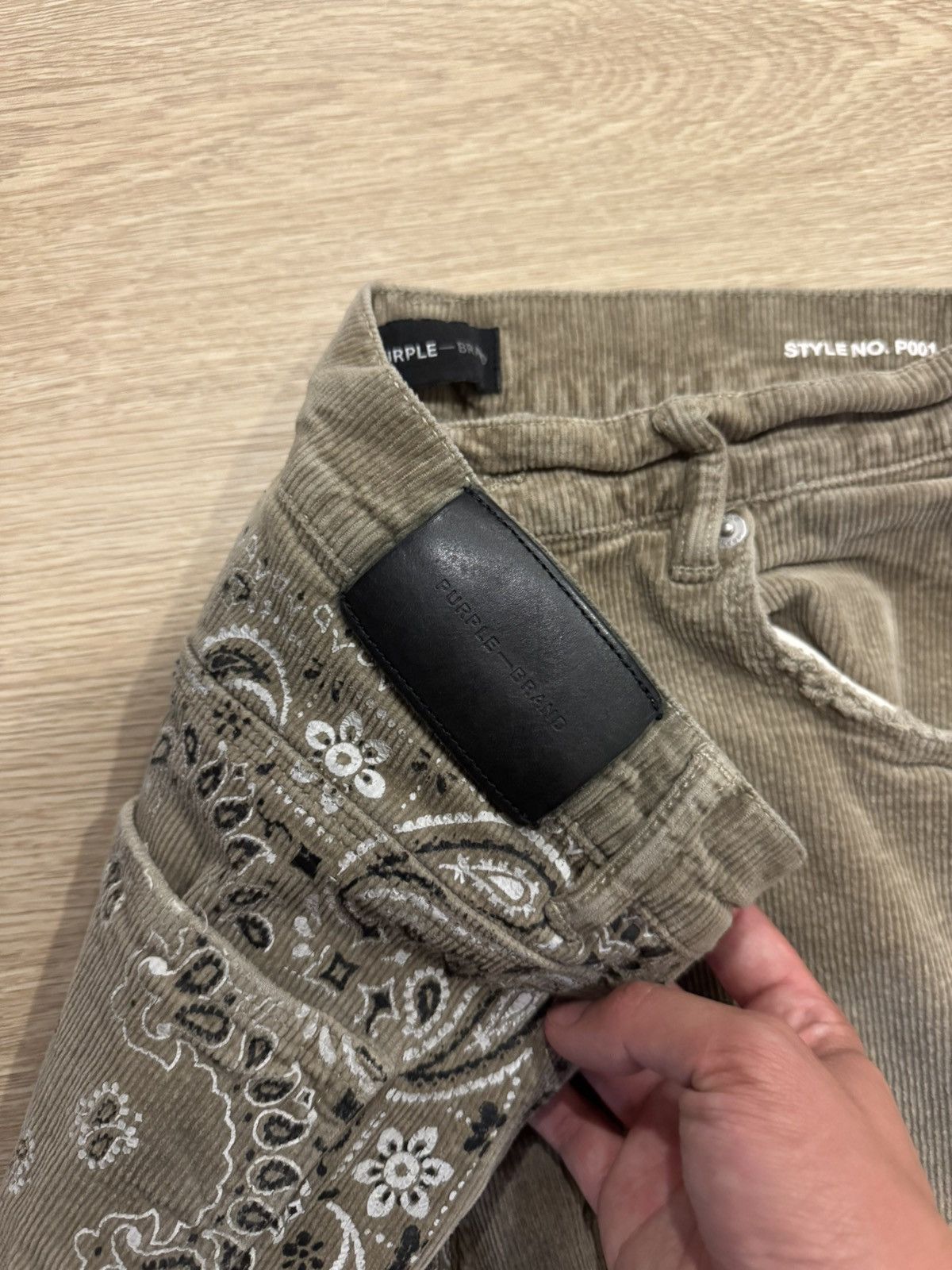 Purple Brand Purple Corduroy p001 Size US 33 - 4 Thumbnail