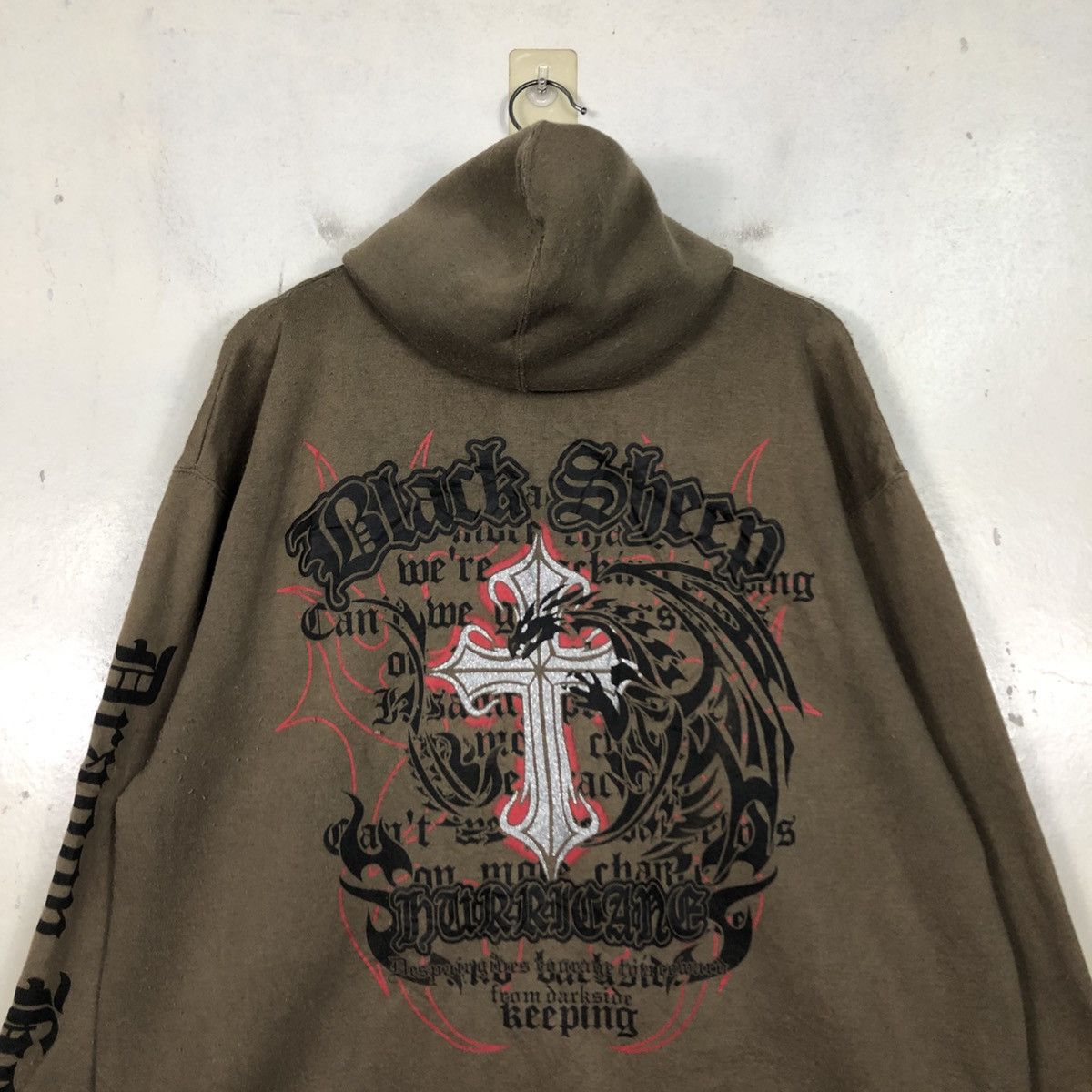 Japanese Brand 📌Vintage Zipper Hoodie Jacket Beaumere Punk Design Backhit Size US L / EU 52-54 / 3 - 11 Thumbnail