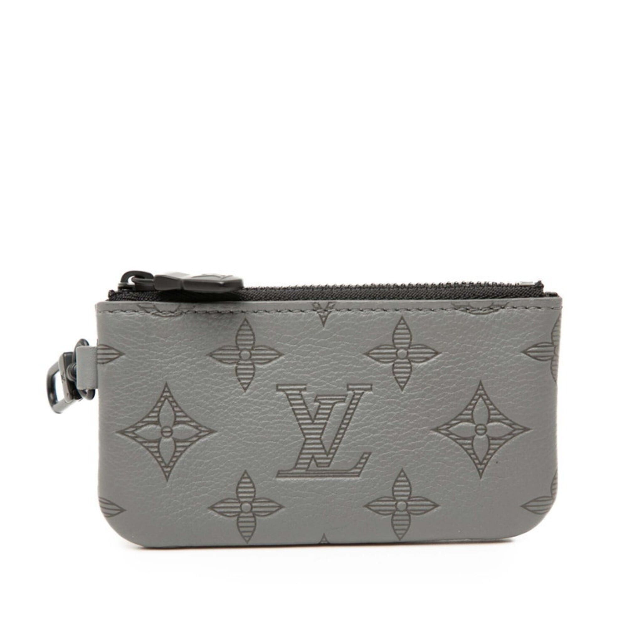 Louis Vuitton Louis Vuitton Monogram Shadow Duo Messenger Bag with Accessories (Handbag and Pouch) M46104 Gray Leather Women's LOUIS VUITTON Size ONE SIZE - 1 Thumbnail