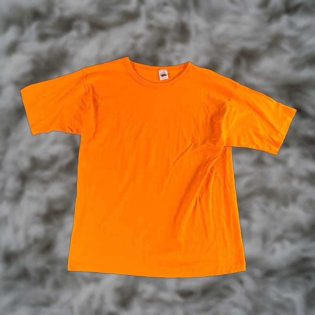 Fruit Of The Loom VINTAGE Fruit of the Loom T-Shirt Women’s XL Orange 90s Floral Casualwear Cotton Knit Short Sleeve Crew Neck Size XL / US 12-14 / IT 48-50 - 1 Thumbnail