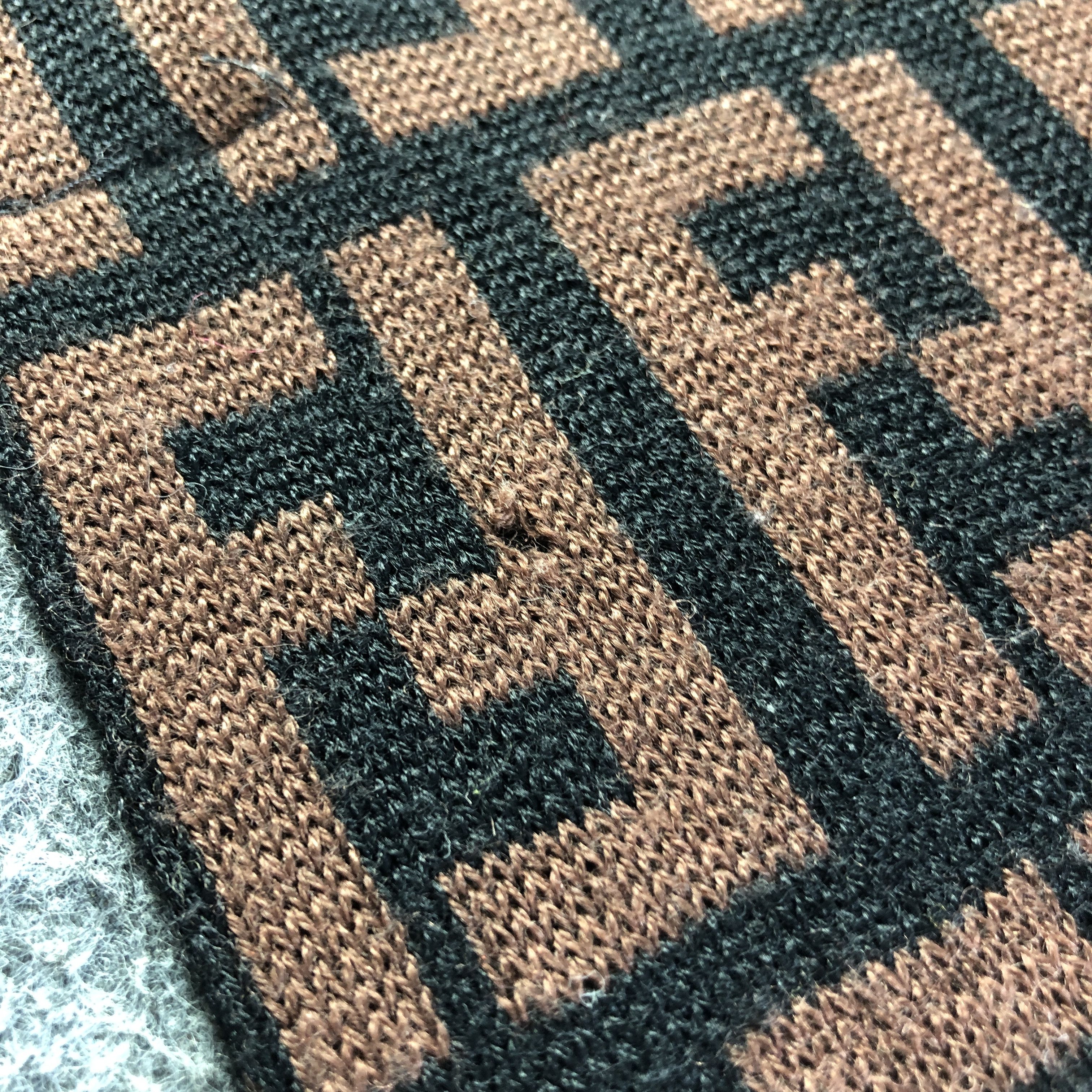 Fendi Fendi Monogram Wool Scarf Muffler Neckwear V2611 Size ONE SIZE - 19 Thumbnail