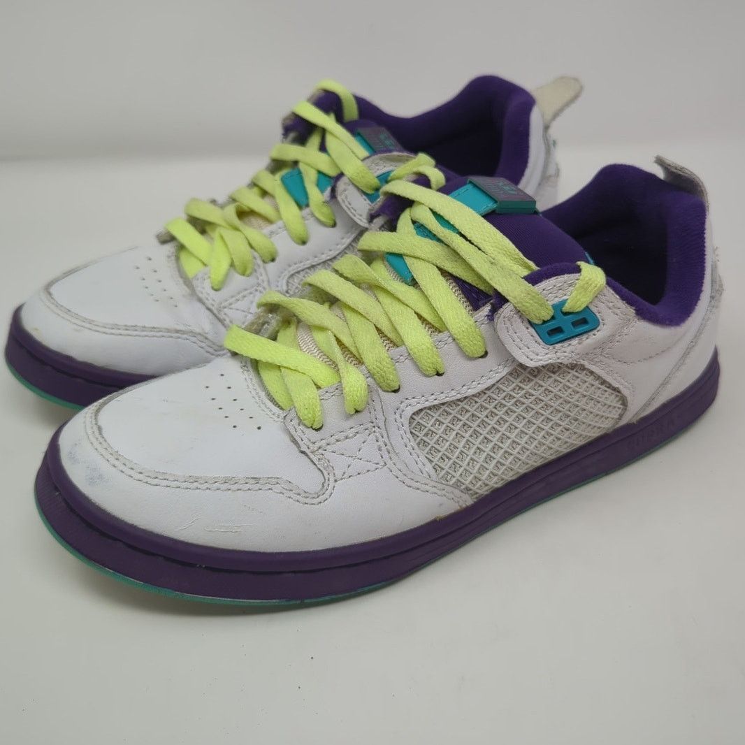 Supra Supra Cruizer White Sneaker Skateboarding Shoes Womens 9 Size US 9 / IT 39 - 1 Thumbnail