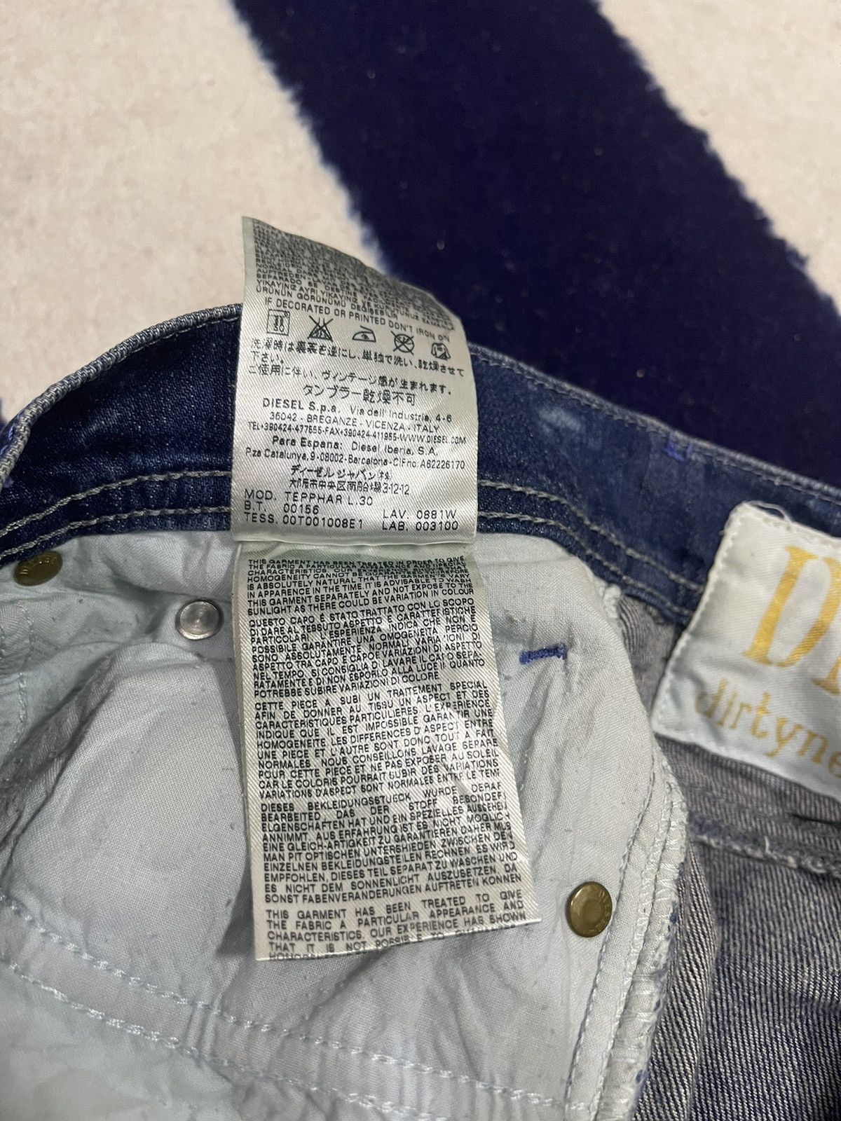 Diesel Diesel Distressed Jeans (14) Size US 30 / EU 46 - 5 Thumbnail