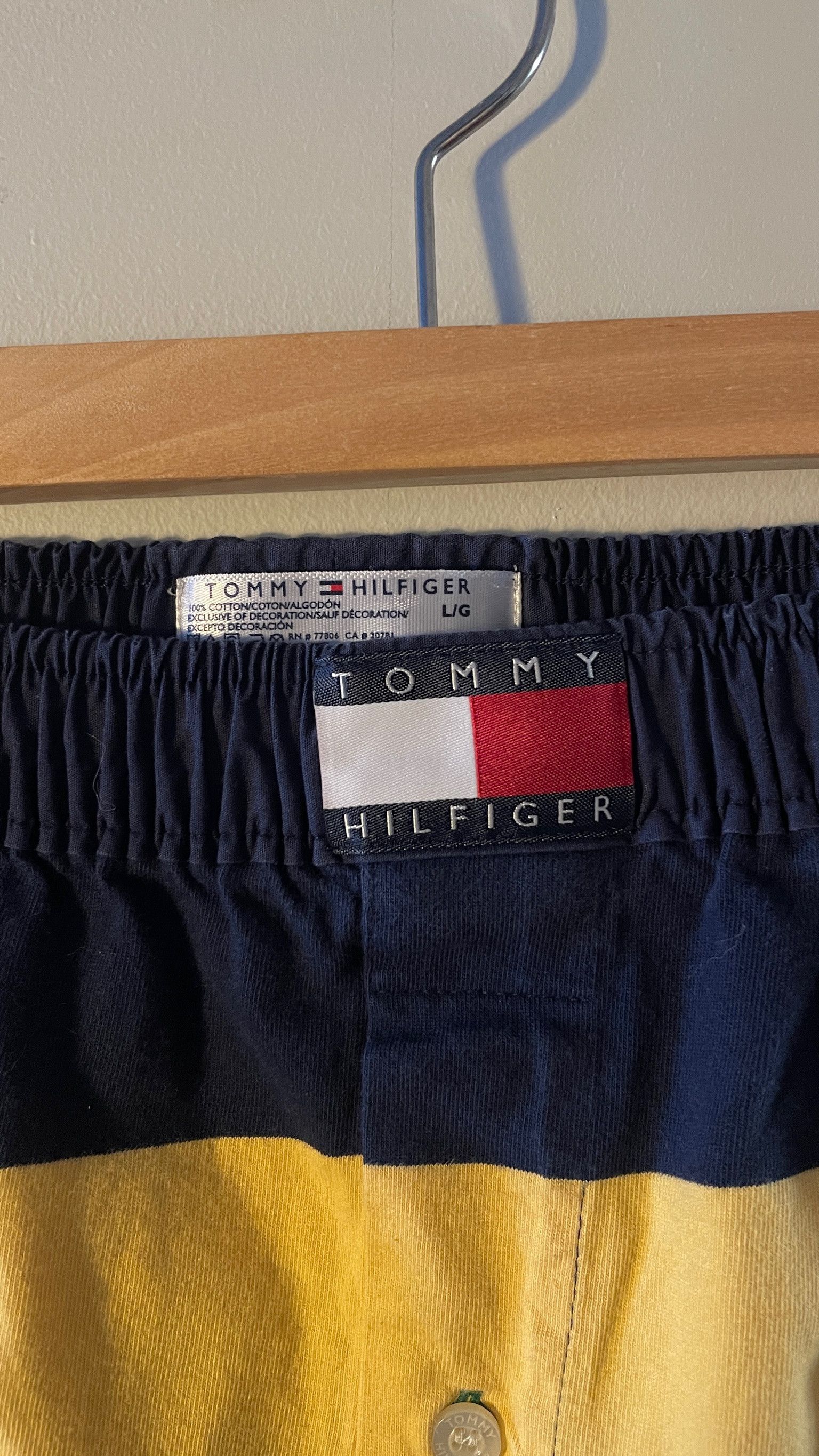 Tommy Hilfiger BLUE YELLOW UNDERPANTS TOMMY HILFIGER (L) Size US 34 / EU 50 - 2 Thumbnail