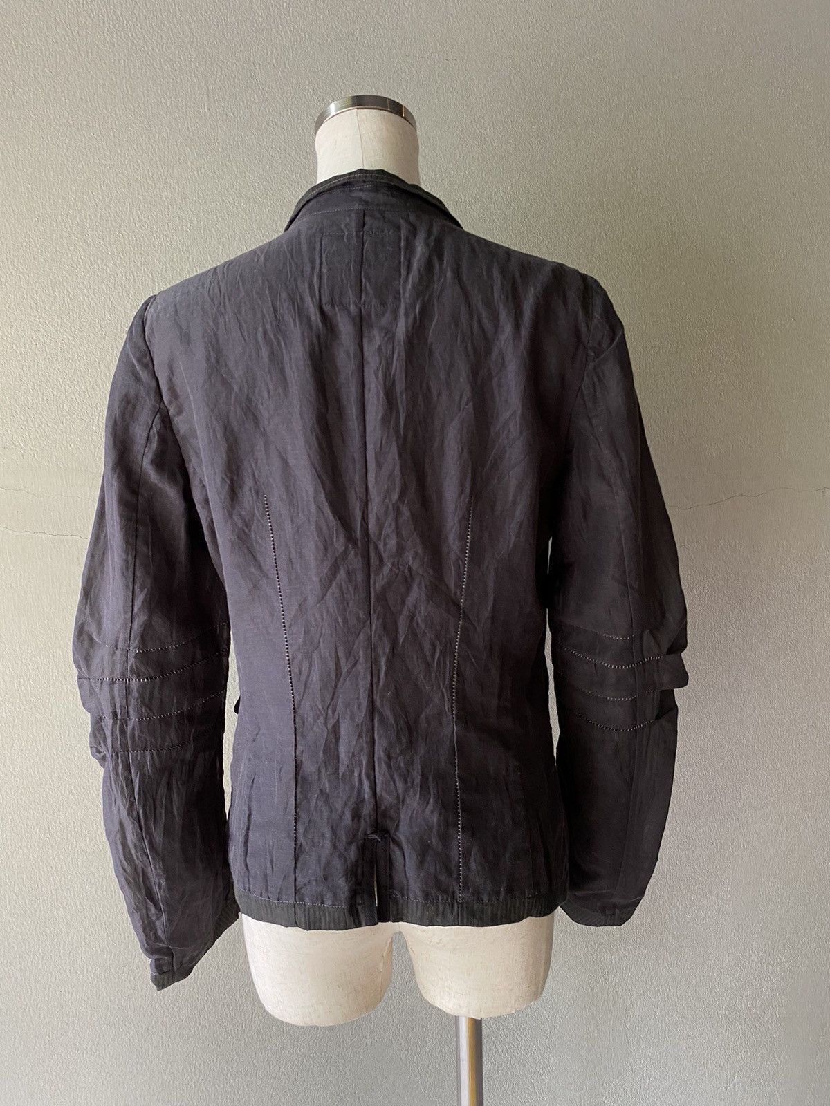Marithe + Francois Girbaud Marithe Francois Girbaud women blazer in light and dark gray Size S / US 4 / IT 40 - 17 Thumbnail