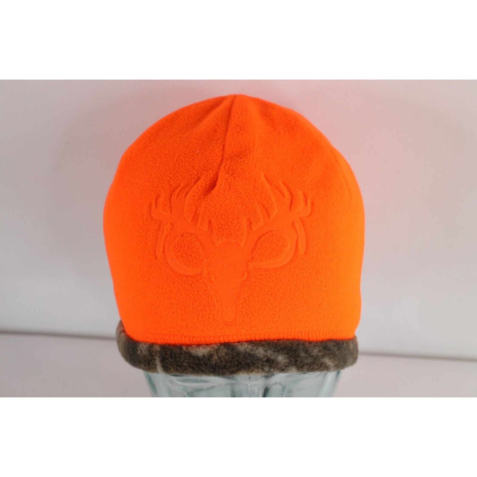 Vintage Vintage 90s Reversible Camouflage Fleece Winter Beanie Size ONE SIZE - 5 Thumbnail