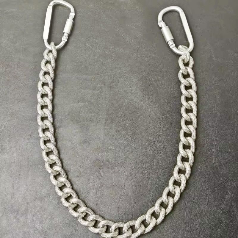Vintage Retro Long Round Jeans Chain Size ONE SIZE - 2 Thumbnail