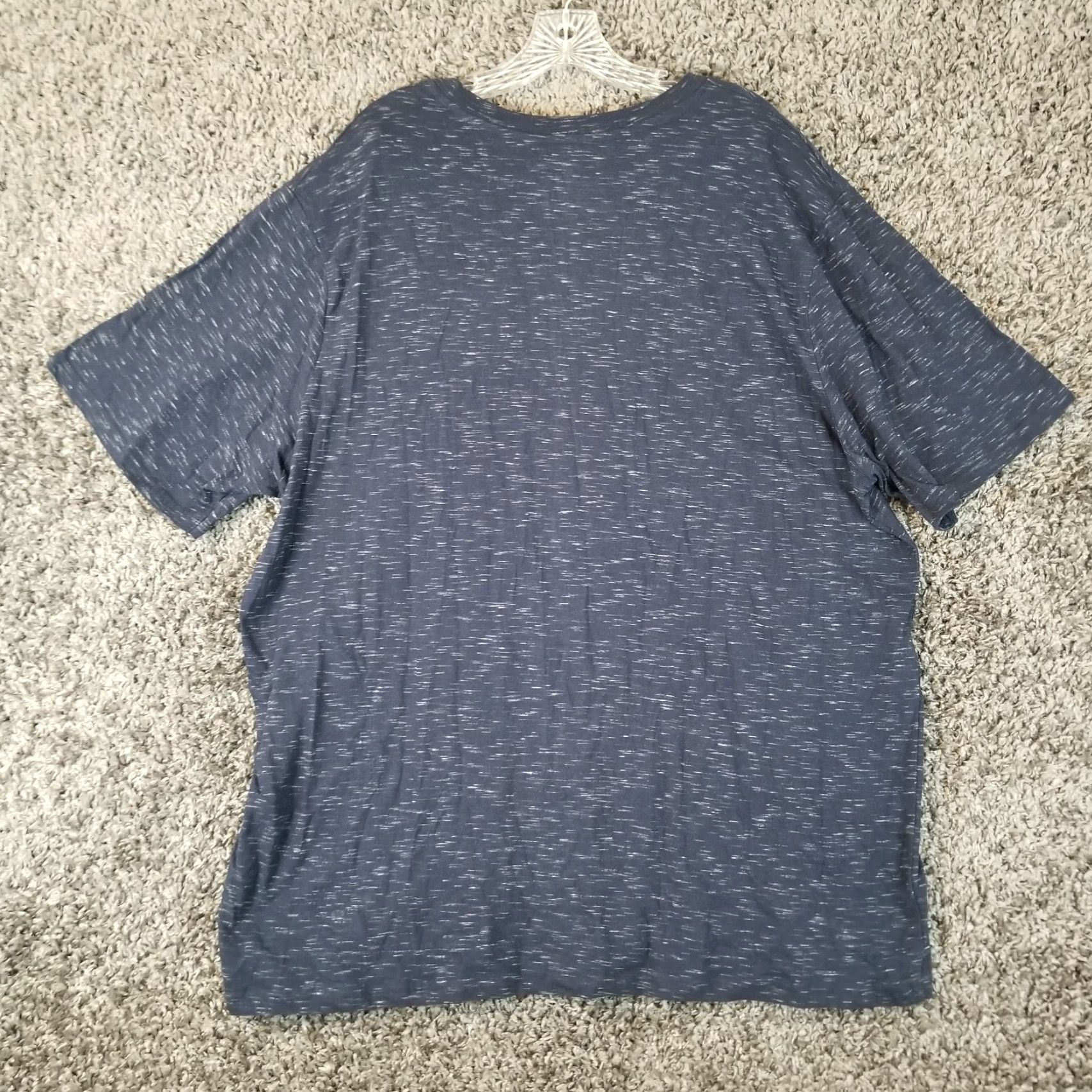 Vintage Aéropostale Mens 2XL Blue Speckled Short Sleeve T-Shirt Size US XXL / EU 58 / 5 - 5 Thumbnail
