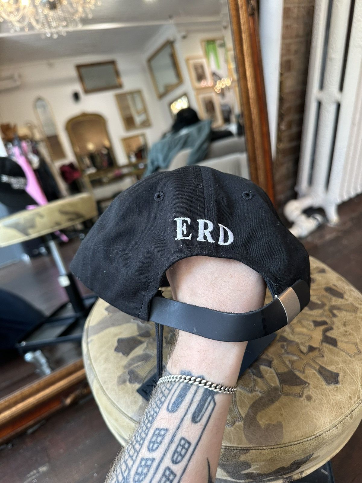 帽子 Enfants Riches Deprimes ERD CAP Enfants Riches Déprimés E.R.D Embroidered Baseball Cap - SRM