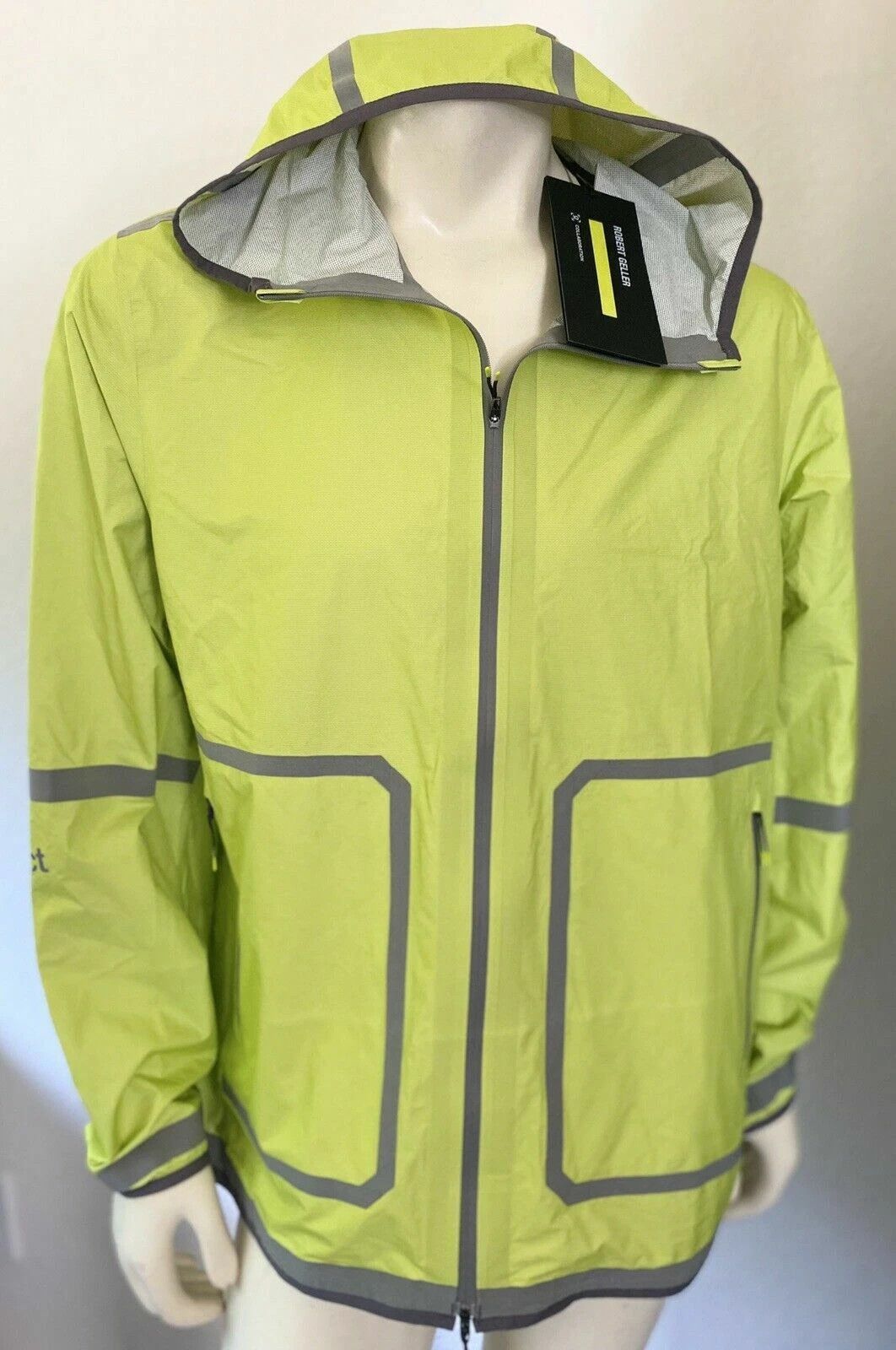 Lululemon × Robert Geller Robert Geller Take the Moment Glyde Hooded Jacket lime Size US M / EU 48-50 / 2 - 1 Thumbnail