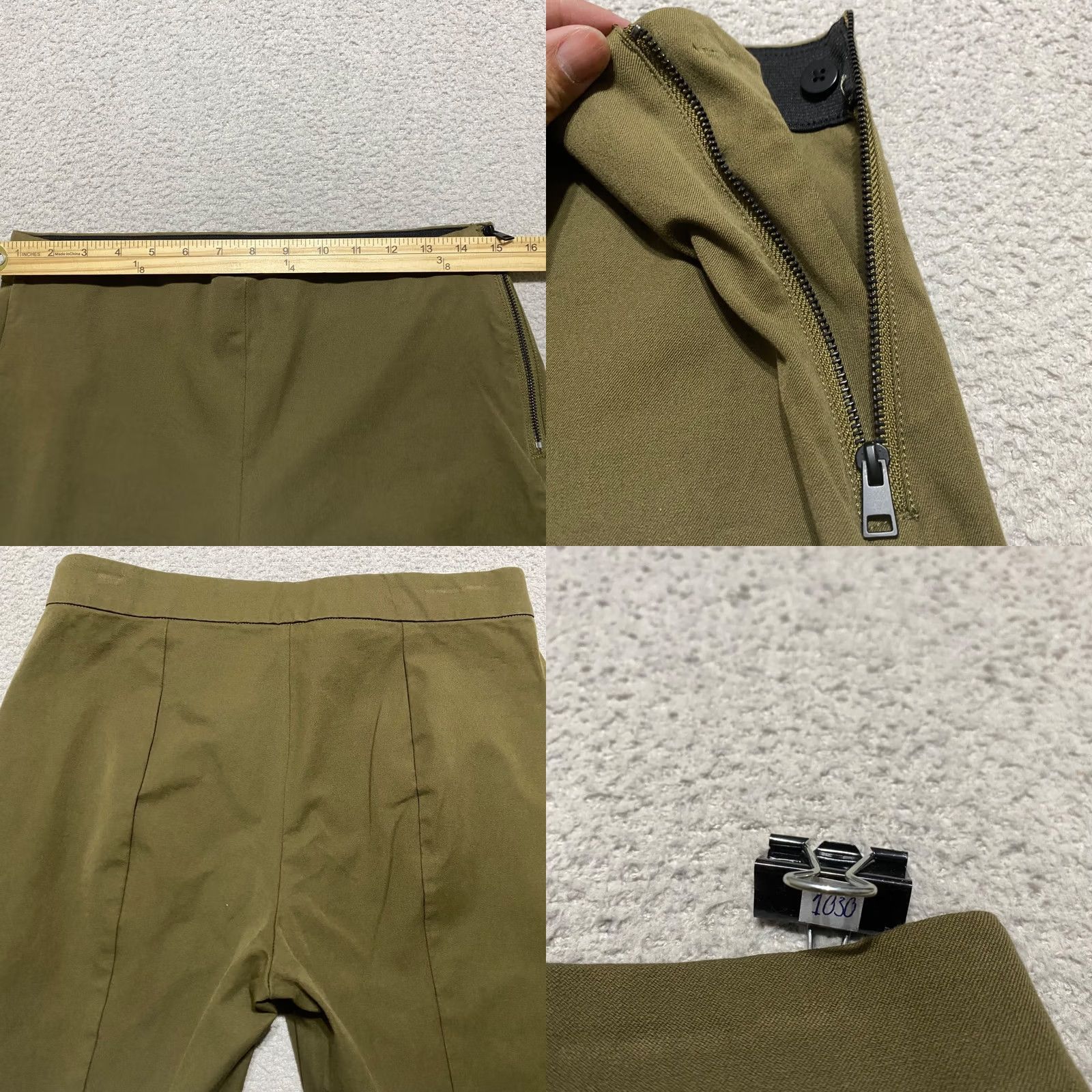 Everlane Everlane Dress Pants Green Skinny High Rise Jacket not? Size 32" / US 10 / IT 46 - 8 Thumbnail