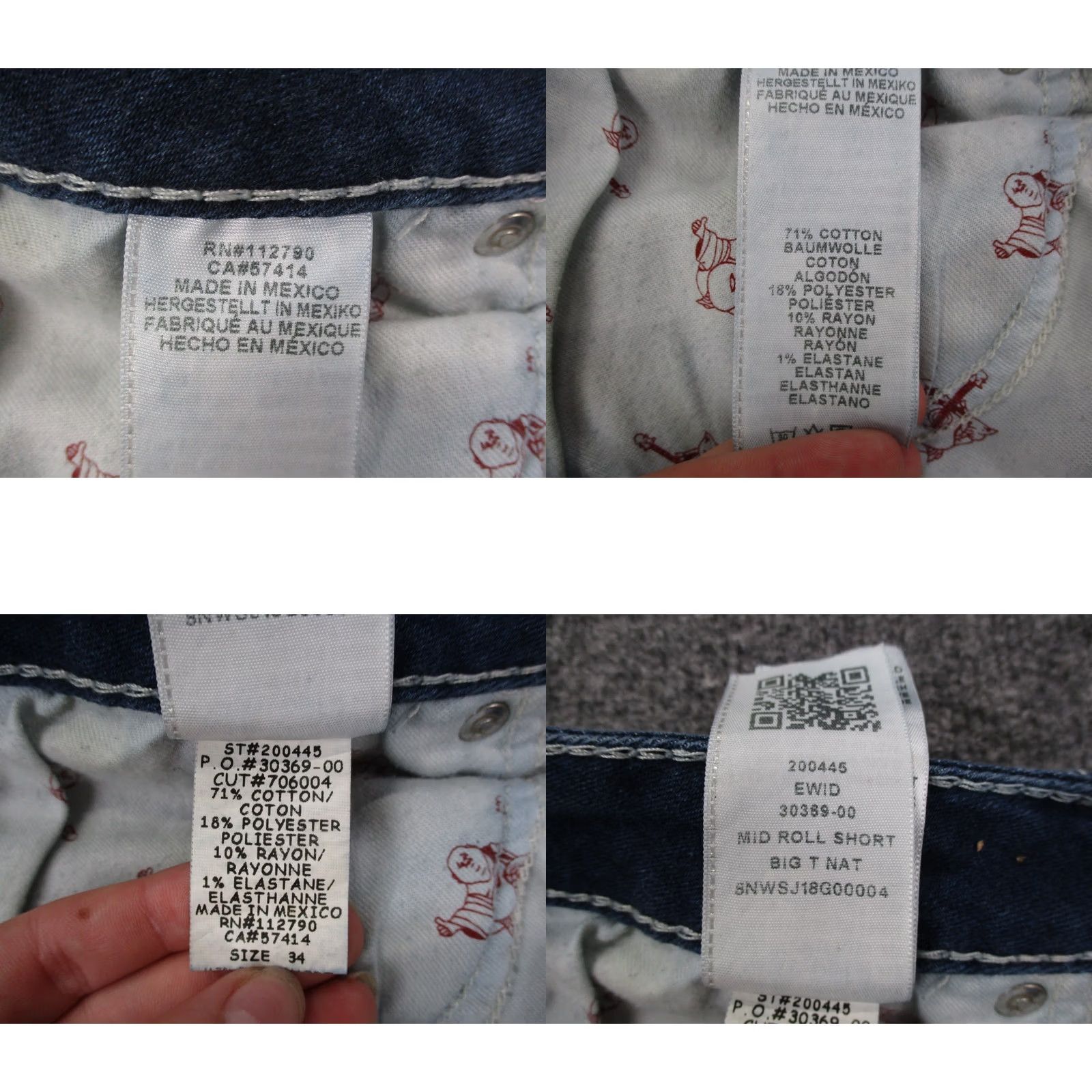 True Religion True Religion Shorts Mens 34 Denim Rocco Relaxed Cut Off Jean Jorts Summer Size US 36 / EU 52 - 8 Thumbnail