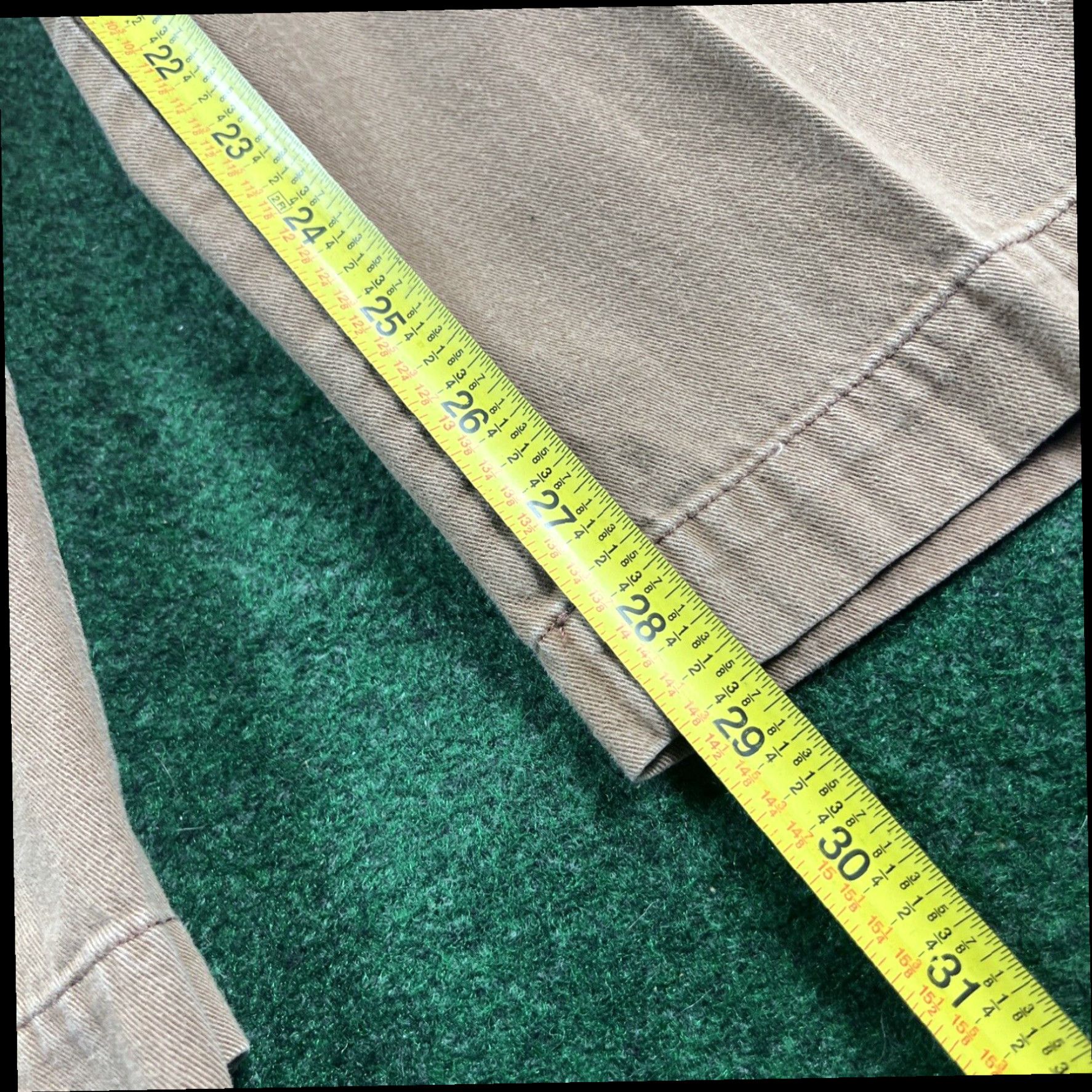 Vintage Crossroads Pants Womens Small Straight Pants Ladies Light Tan Brown Size 28" / US 6 / IT 42 - 6 Thumbnail