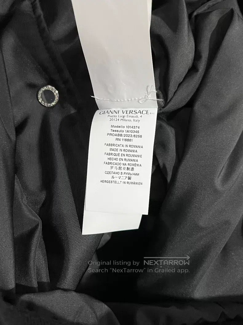 Versace Versace Letter-embroidered baseball collar jacket Size US S / EU 44-46 / 1 - 8 Thumbnail