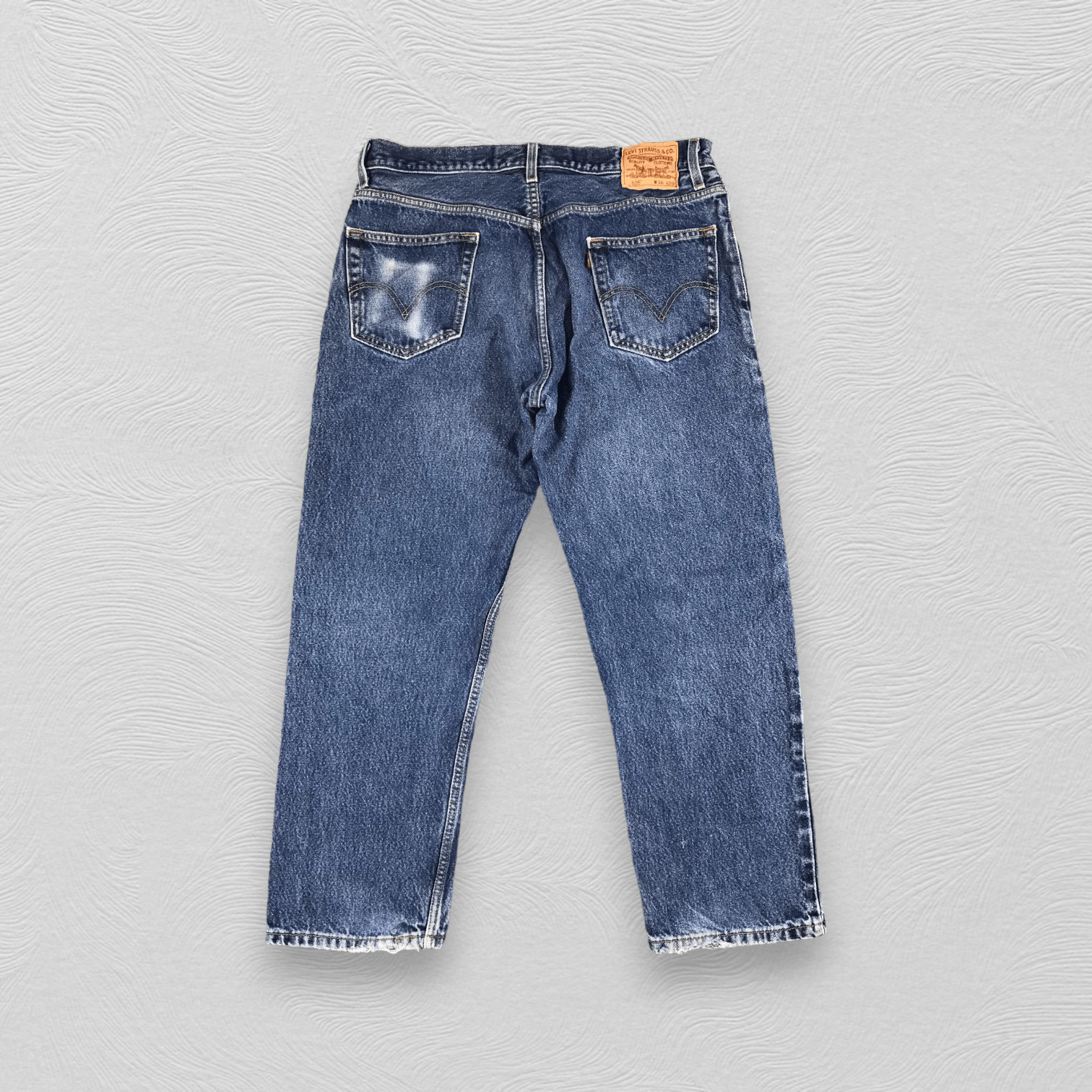 Levi's Vintage Levis 505 Jeans Faded Blue Denim KJ169 Size US 36 / EU 52 - 2 Thumbnail