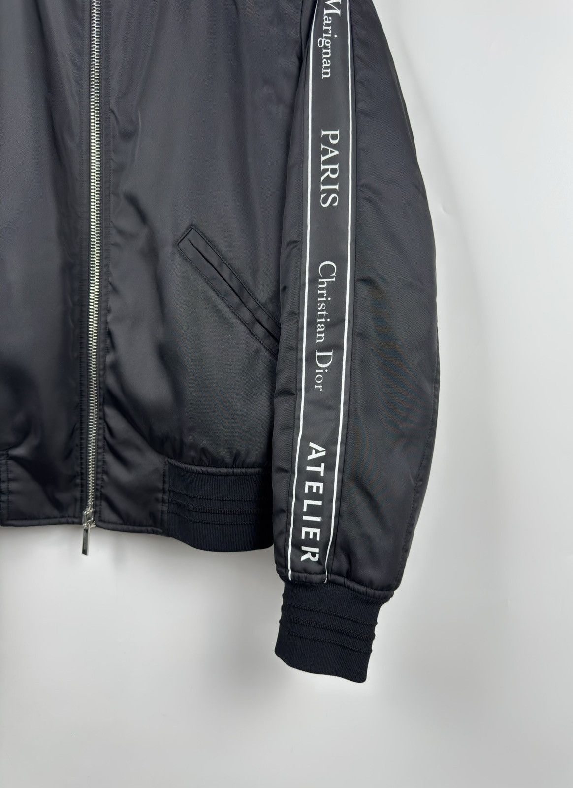 Dior Dior Homme Black Rose Embroidered Blouson Bomber Jacket Size US M / EU 48-50 / 2 - 4 Thumbnail