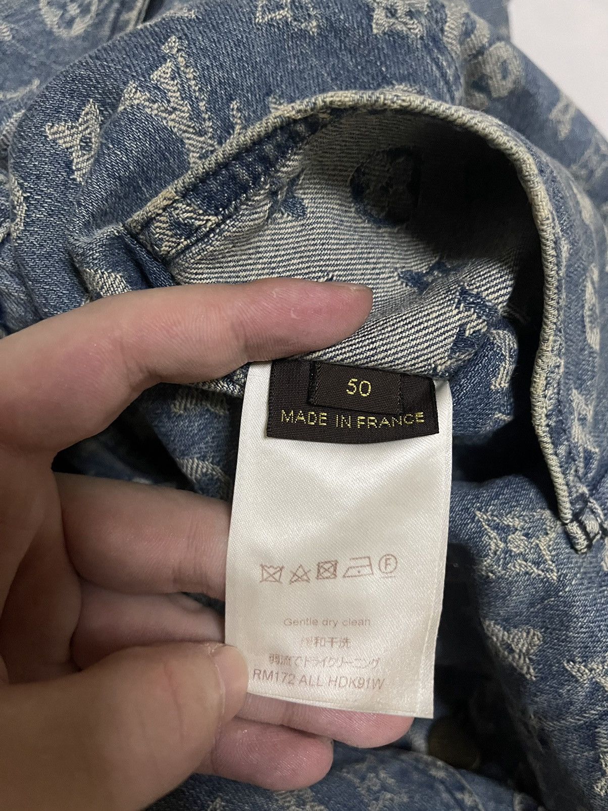 Louis Vuitton × Supreme Supreme Louis Vuitton lv jacquard denim chore coat size 50 Size US L / EU 52-54 / 3 - 9 Thumbnail