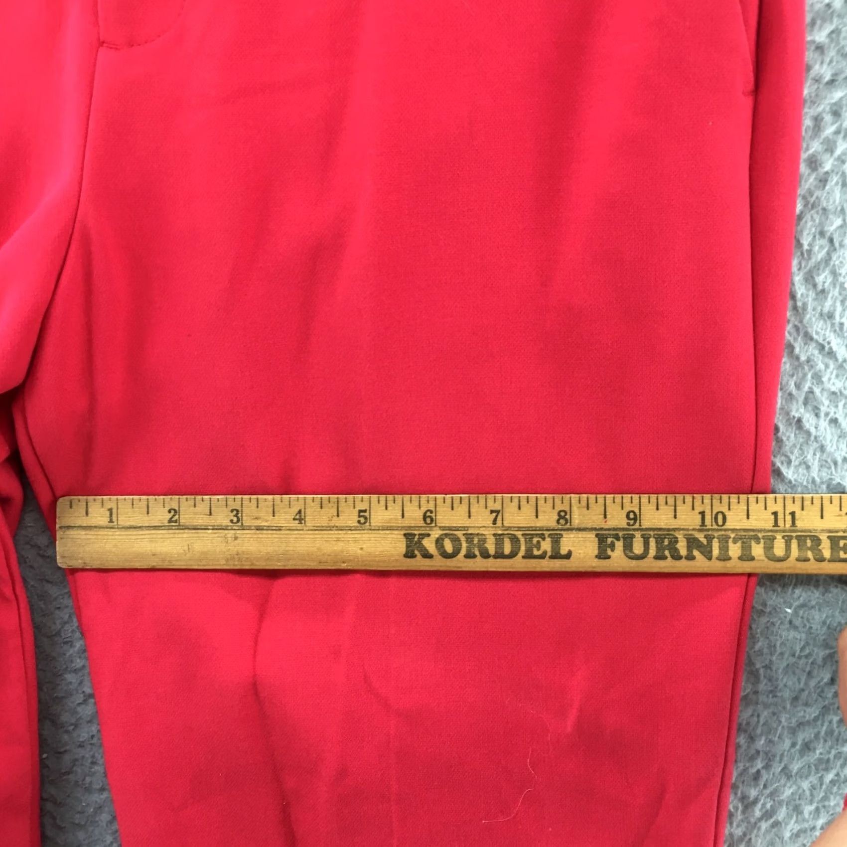 Old Navy Old Navy Dress Pants Women 6 Red Mid Rise Flat Front Casual NEW Trouser Pants Regular Straight Pant Size 28" / US 6 / IT 42 - 6 Thumbnail