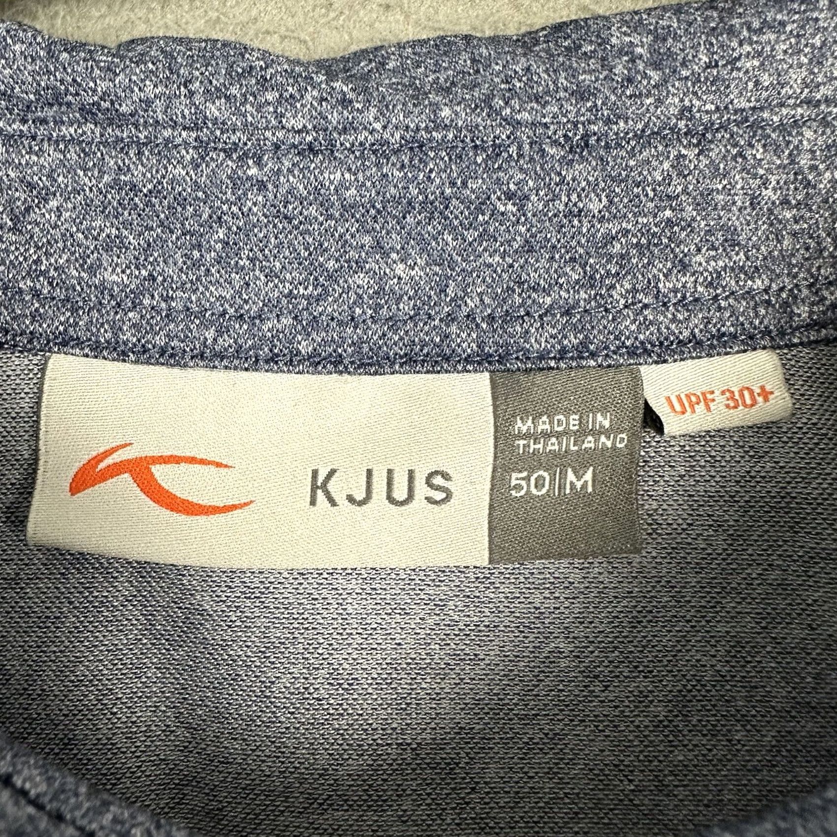 KJUS KJUS Shirt Mens M Blue Stowe Primeflex Polo Stretch Performance Golf UPF 30 Polo M Blue Sports Size US M / EU 48-50 / 2 - 4 Thumbnail