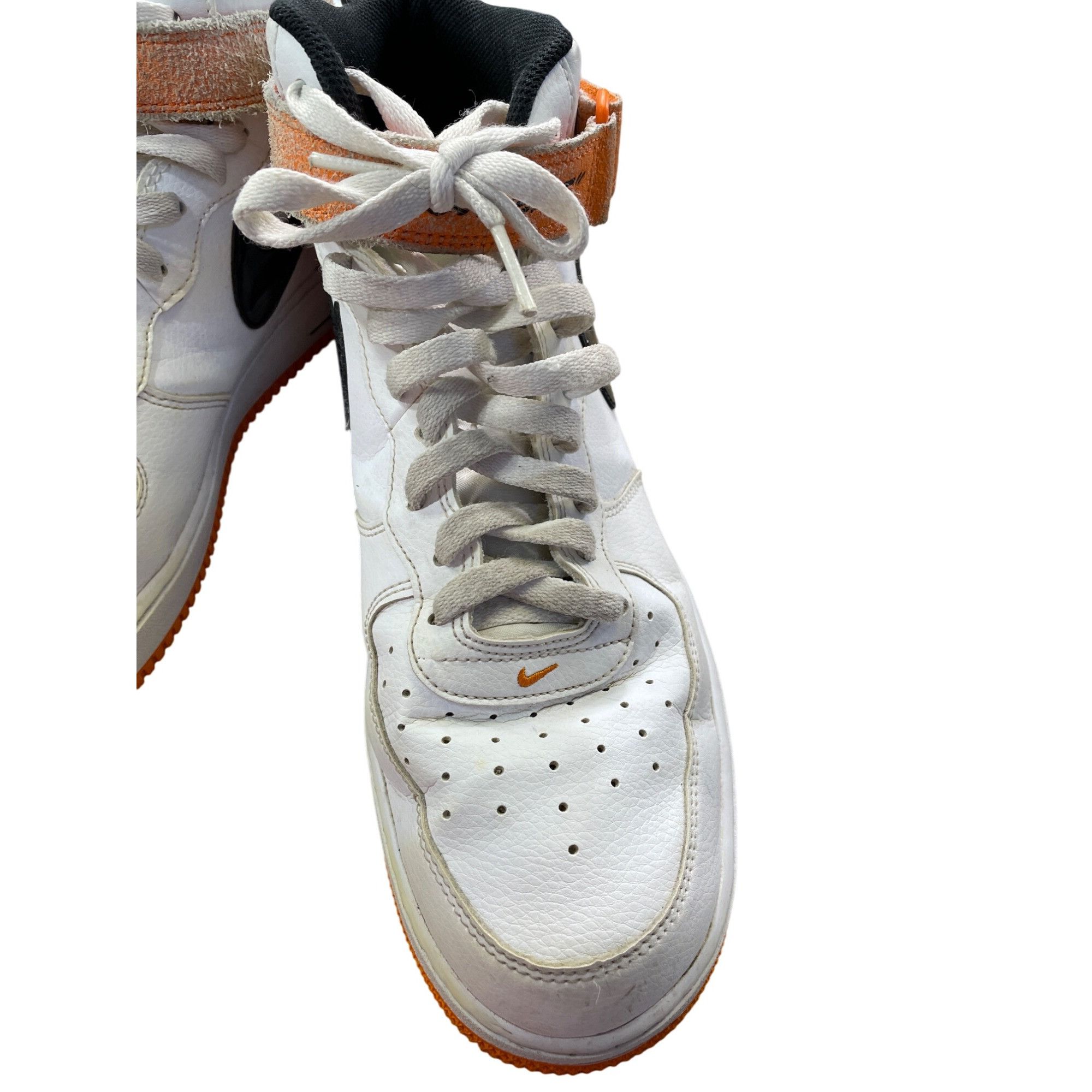 Nike Nike Air Force 1 Mid "I Got Next" Mens white orange Sneakers Size US 12 / EU 45 - 19 Thumbnail