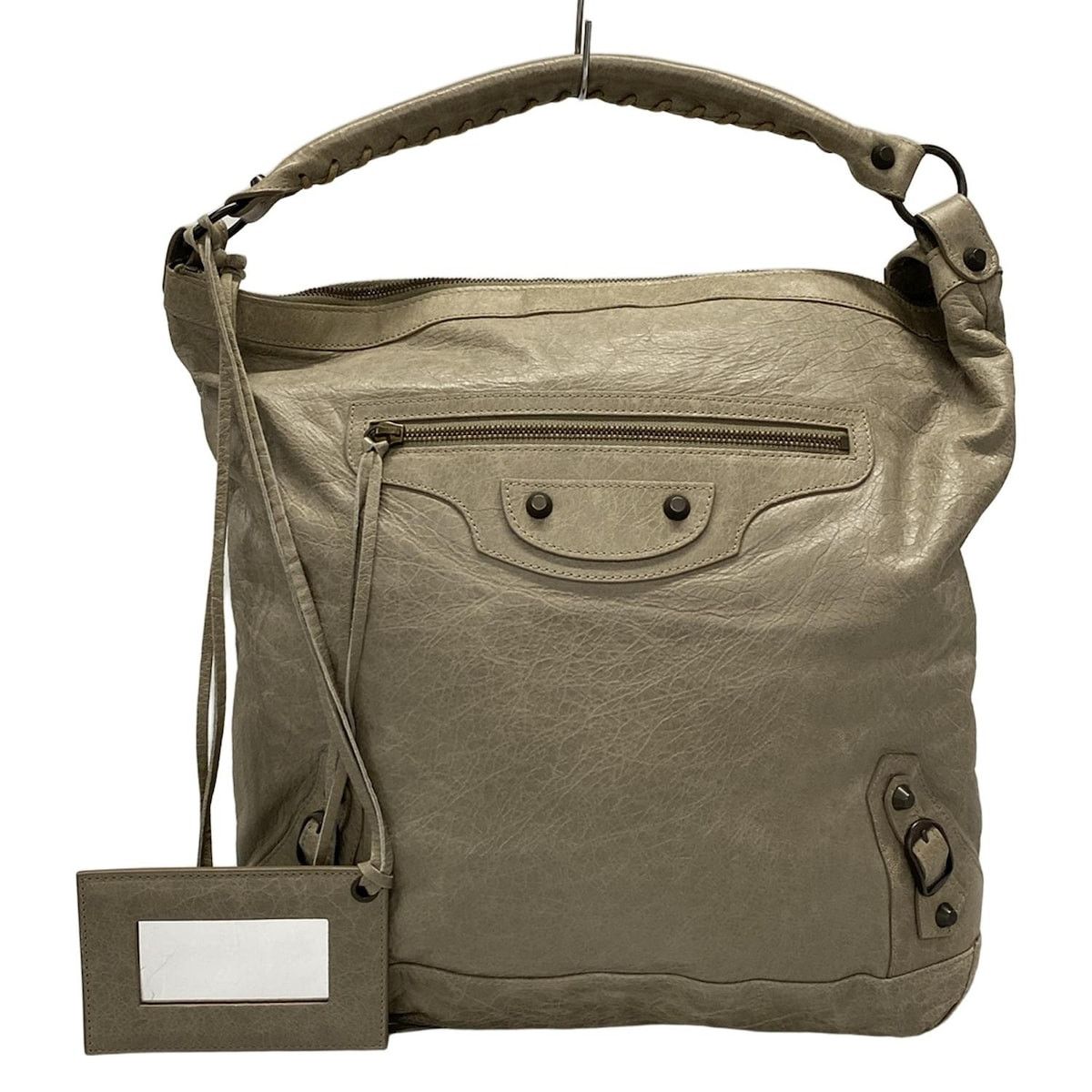 Balenciaga The Day Shoulder Bag 140442 in Grey, Women's