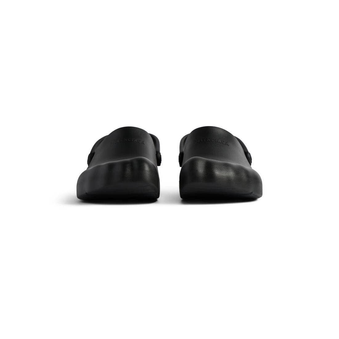 Balenciaga o1s1rm0326 Sunday Molded Mules in Black Size US 9 / IT 39 - 3 Thumbnail