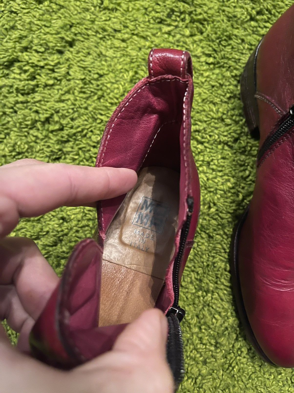 Designer × MoMA 🩸 MoMa avant Garde bloody red boots Size US 8 / IT 38 - 7 Thumbnail