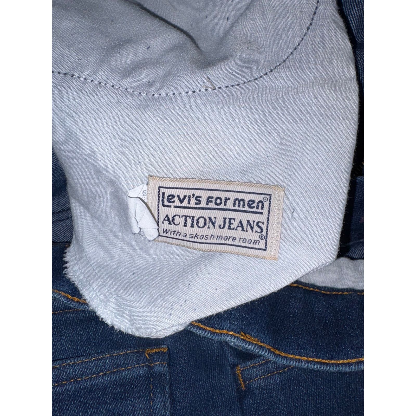 Levi's Vintage 80s Levi’s jeans orange tab blue action jeans 36 Size US 36 / EU 52 - 4 Thumbnail