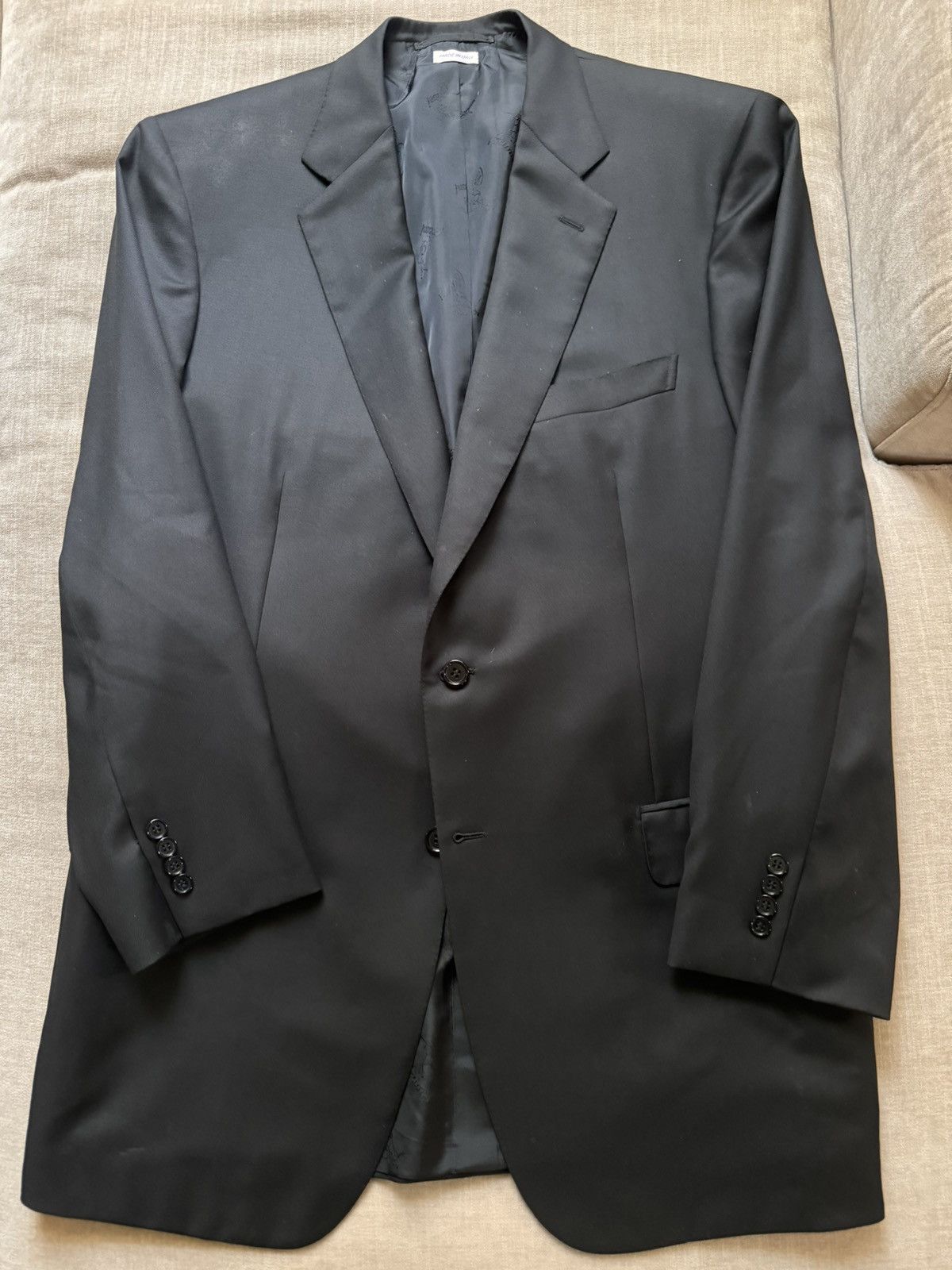 Brioni Brioni Made in Italy 2 Button Notch Lapel Wool Jacket Size 44L - 1 Thumbnail