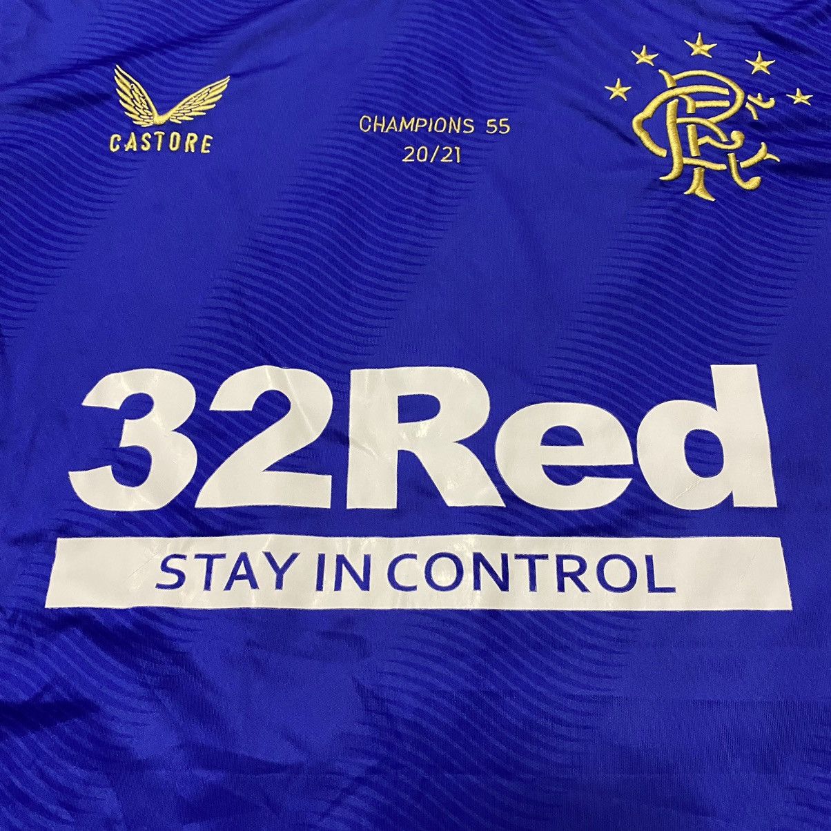 Castore Rangers FC 2021/2022 Champions Jersey Football Shirt Soccer Size US XXL / EU 58 / 5 - 4 Thumbnail