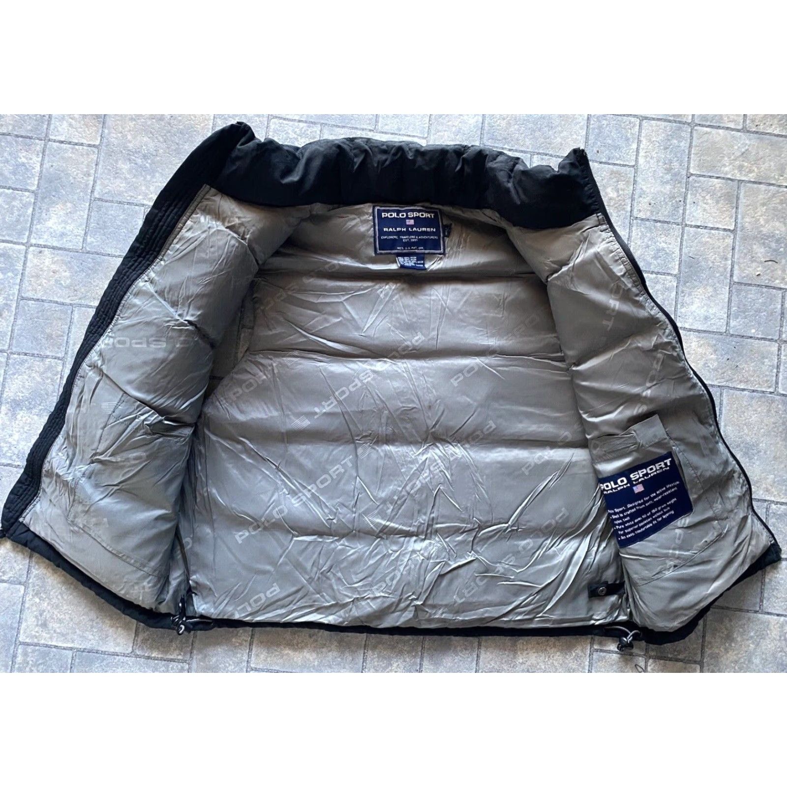 Ralph Lauren Polo Sport Ralph Lauren Down Puffer Vest Black Men’s L Vest Nylon Down Insulation Men Black 90s? Size US L / EU 52-54 / 3 - 7 Thumbnail