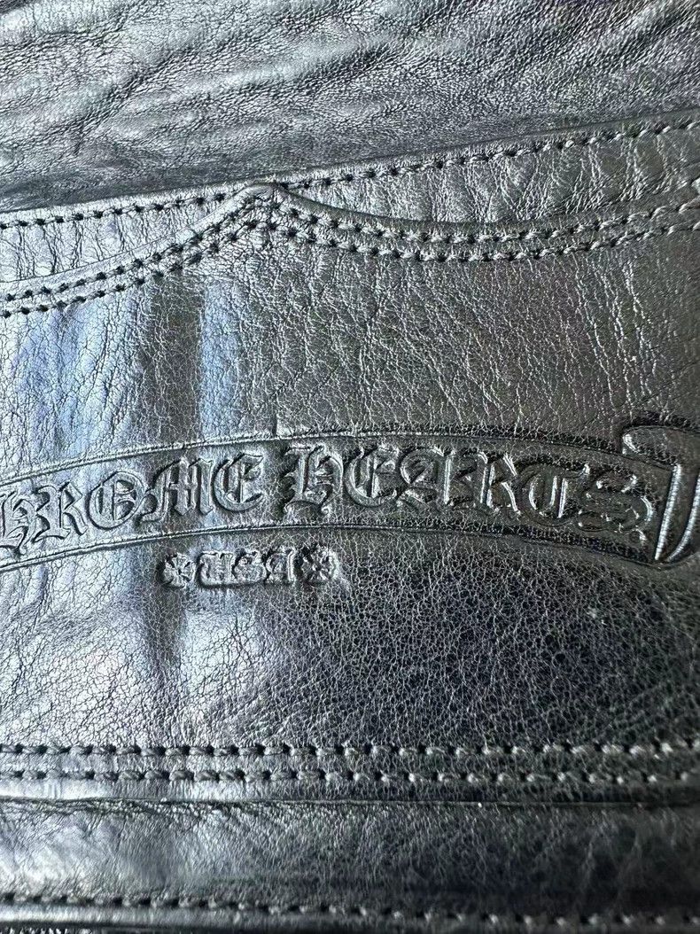 Chrome Hearts Chrome hearts Hollowed-out carved silver horn long wallet Size ONE SIZE - 6 Thumbnail