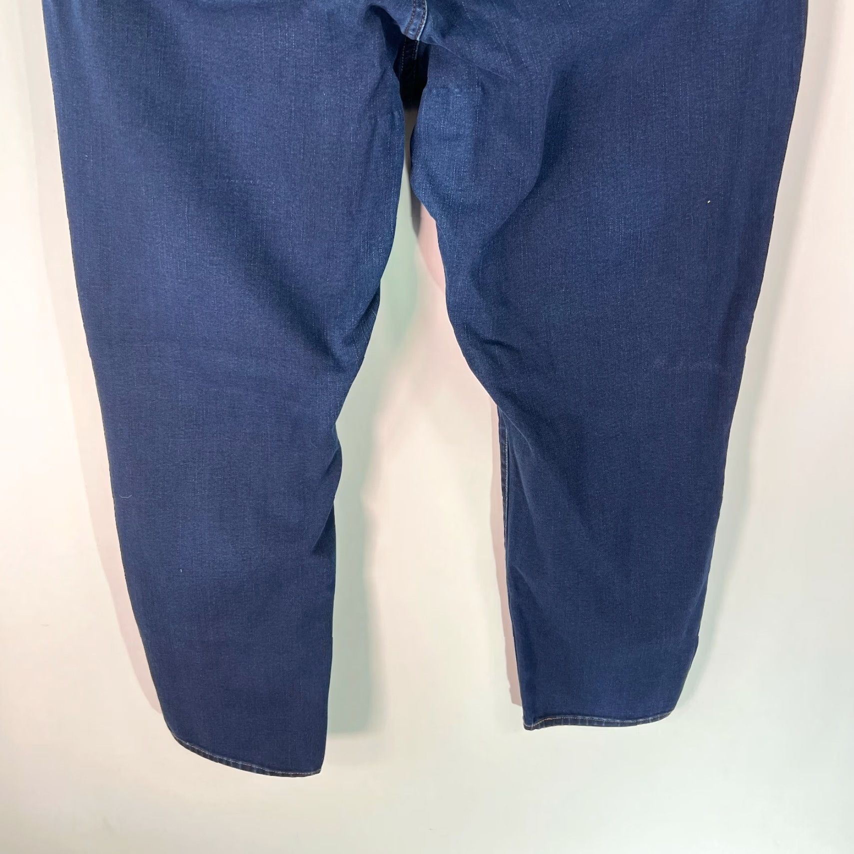 Levi's Levis 512 Womens Mid Rise Perfectly Shaping Skinny Blue Denim Jeans Size 24W Size 42" / US 20 - 5 Thumbnail