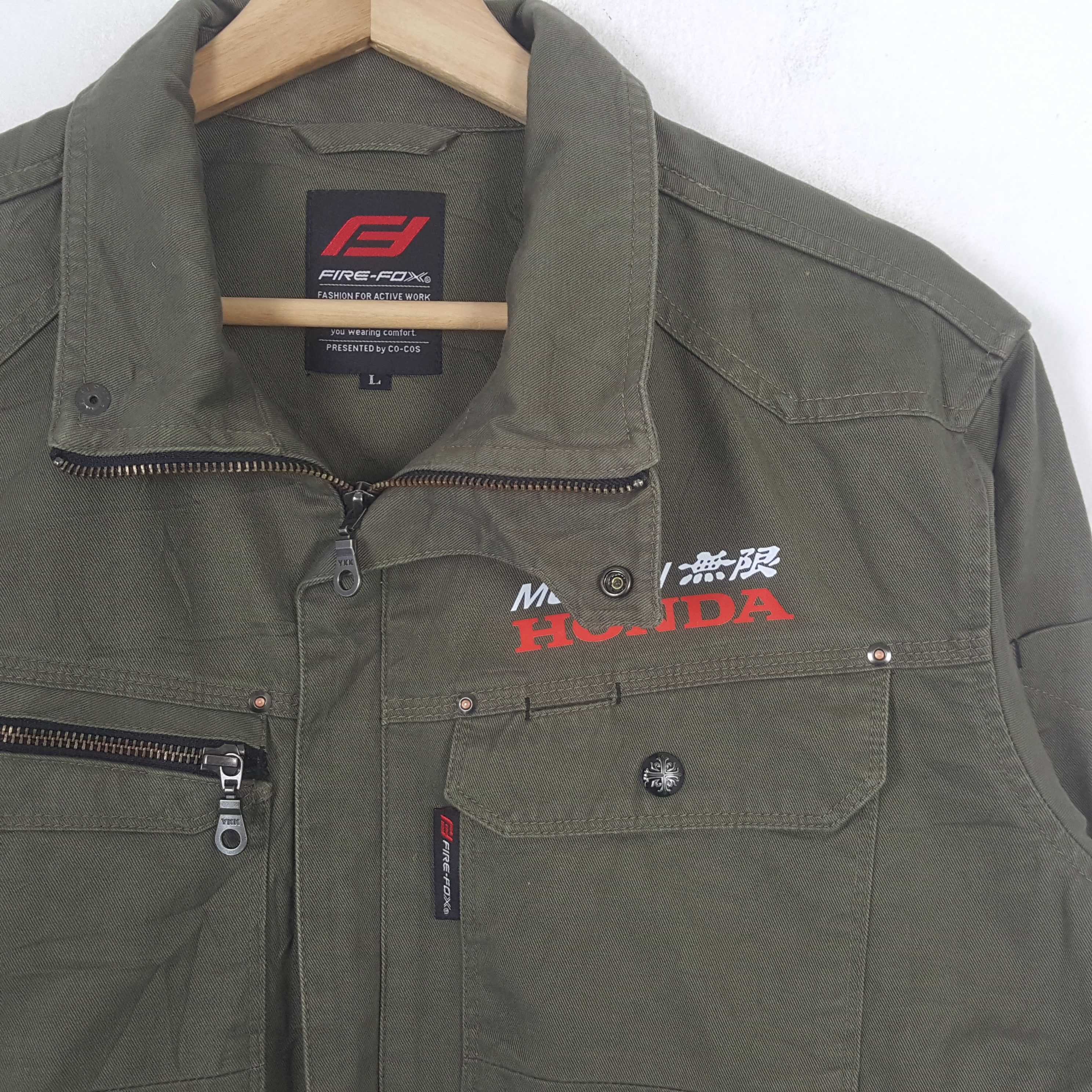Japanese Brand × Vintage Vintage Mugen Honda Motorsports Custom Shirt Jacket C284N19 Size US M / EU 48-50 / 2 - 4 Thumbnail