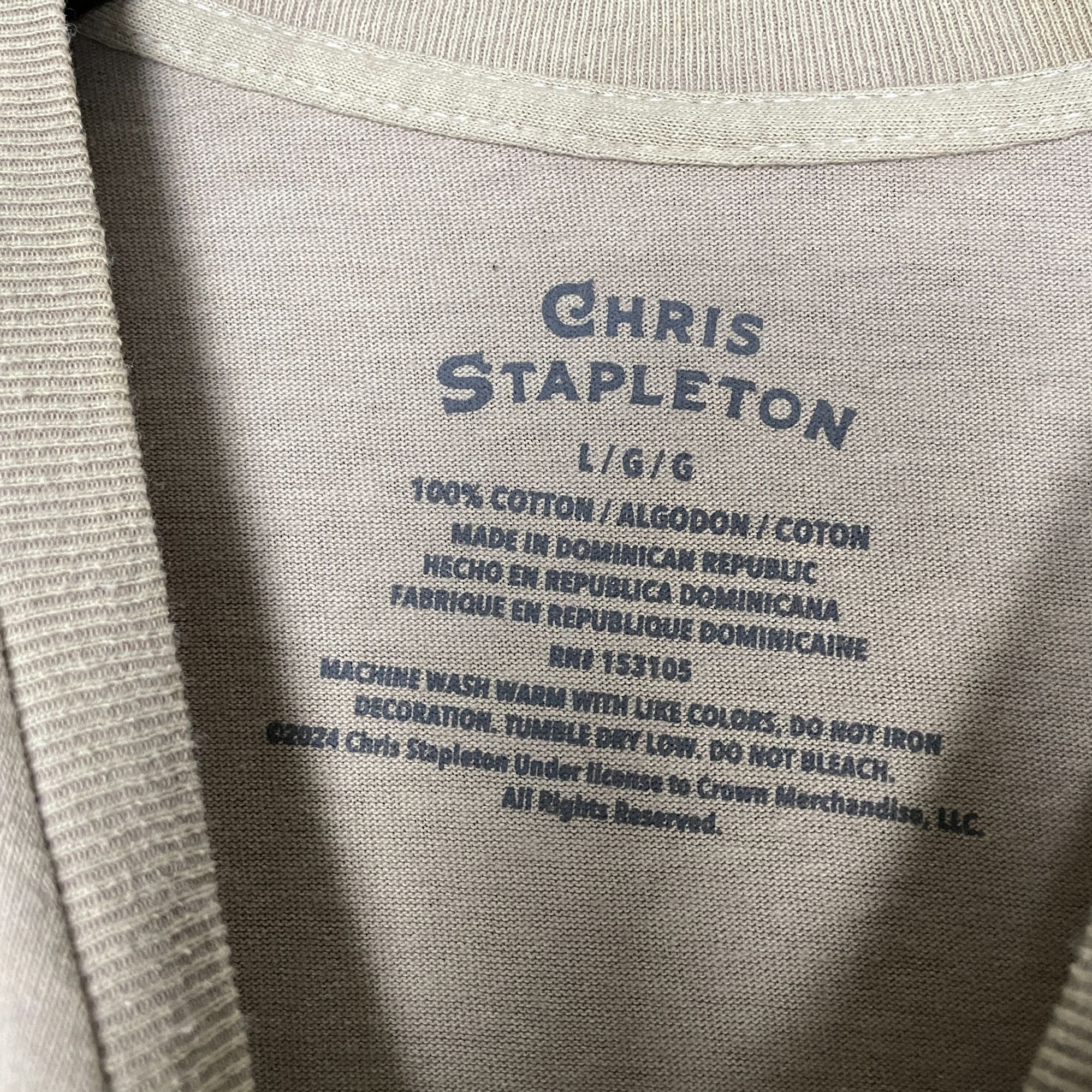 Urban Outfitters Chris Stapleton Rock T-shirt size Large Size US L / EU 52-54 / 3 - 2 Thumbnail