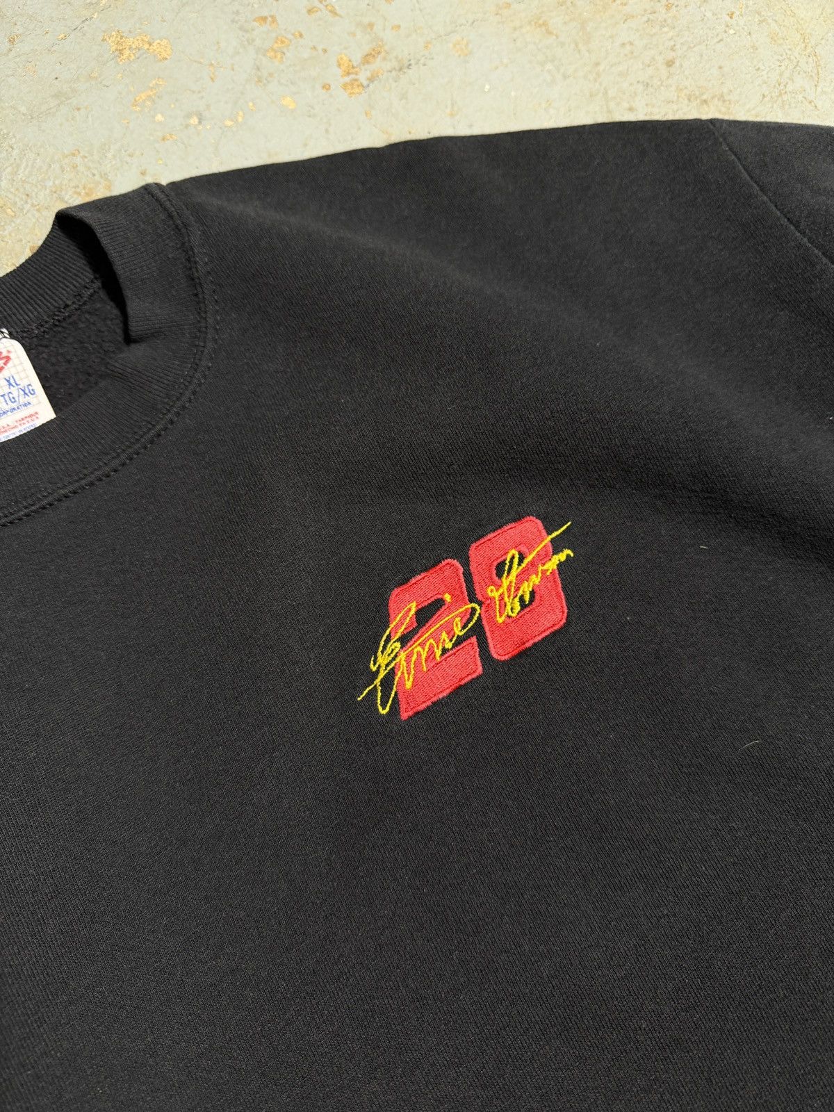 Jerzees Vintage Ernie Irvin Nascar Crewneck Size US XL / EU 56 / 4 - 2 Thumbnail