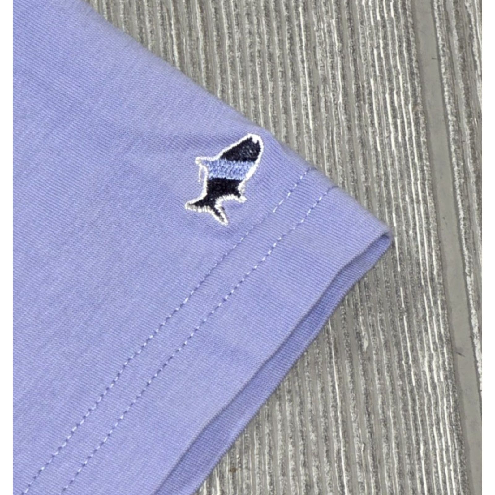 Vintage Fish Hippie Polo Shirt Blue Mens M Short Sleeve Stretch Cotton Blend Size US M / EU 48-50 / 2 - 5 Thumbnail