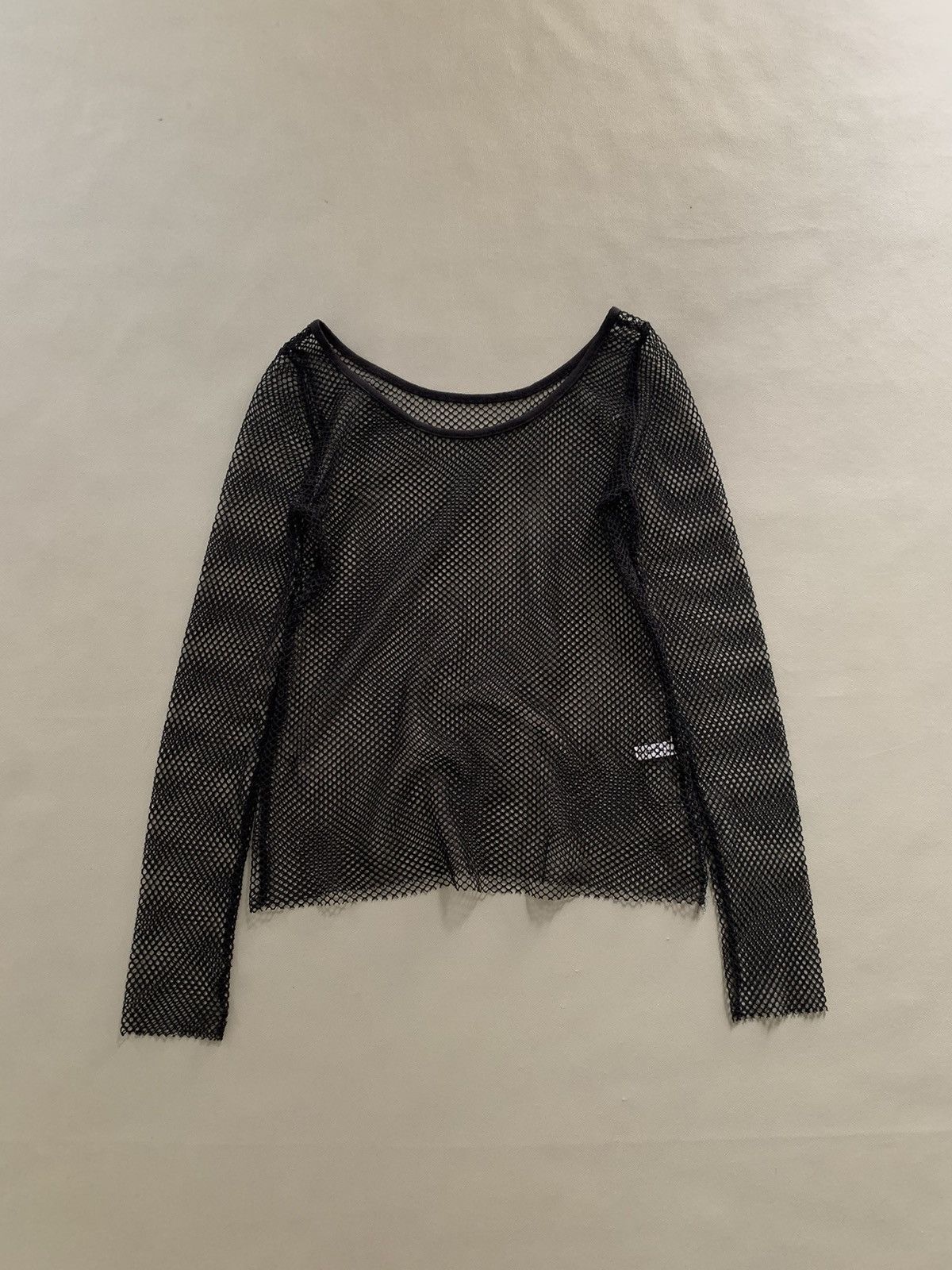 If Six Was Nine × Japanese Brand × Le Grande Bleu (L.G.B.) Coqule Japanese Fishnet Mesh Longsleeve Size US S / EU 44-46 / 1 - 1 Thumbnail