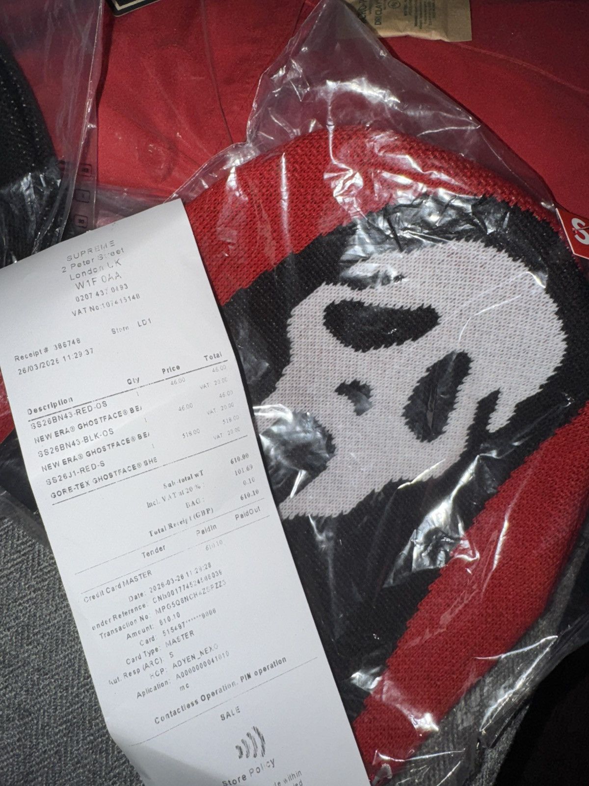 Supreme Supreme New Era® Ghostface® / Scream Beanie Size ONE SIZE - 4 Thumbnail