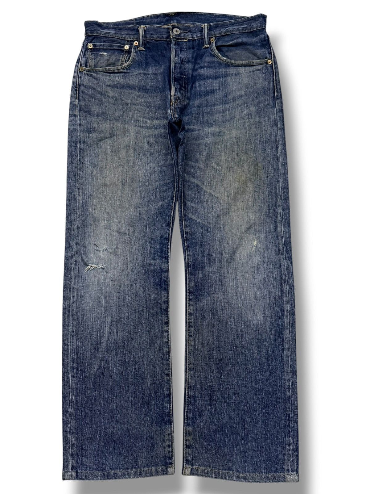 Levi's Vintage Levi’s 501 Denim Jeans | Regular Straight Fit | W34 Size US 34 / EU 50 - 2 Thumbnail