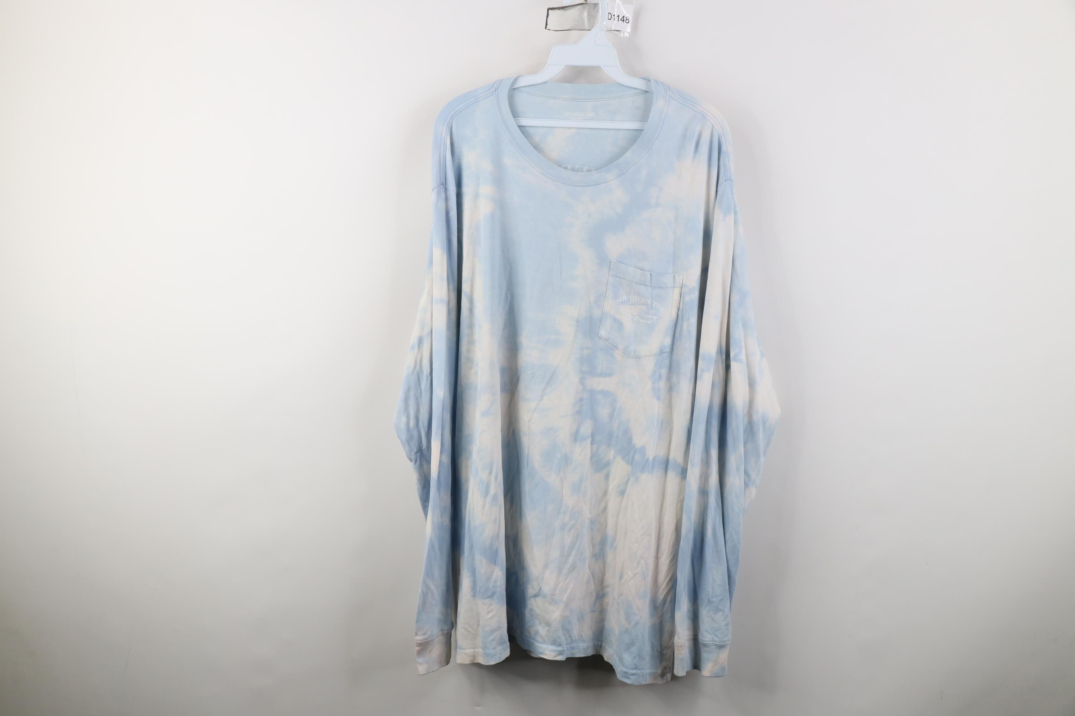 Southern Tide Southern Tide Acid Wash Fishing Long Sleeve Pocket T-Shirt Size US XL / EU 56 / 4 - 1 Thumbnail