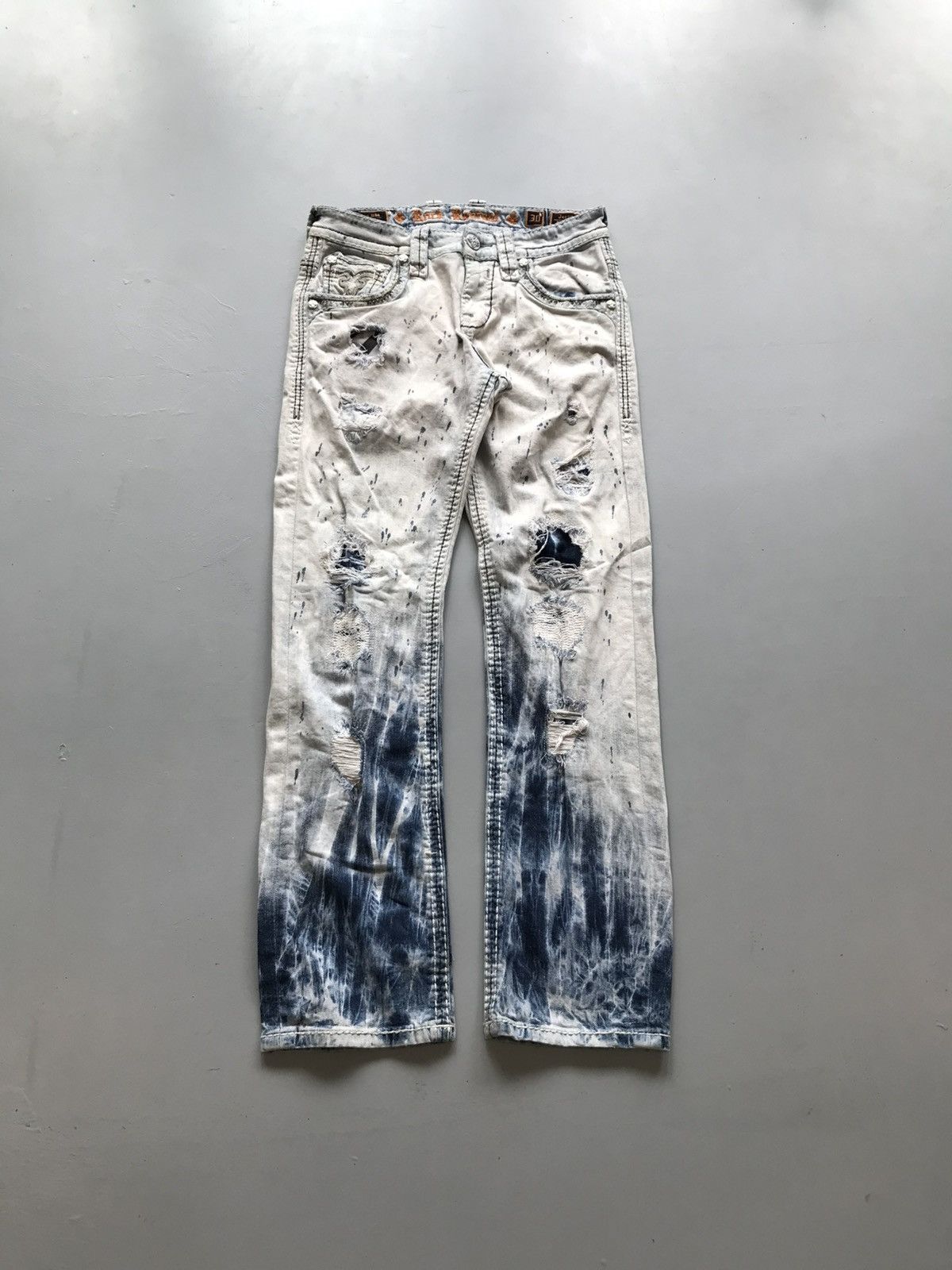 Rock Revival Vintage rock revival acid wash denim Size US 32 / EU 48 - 1 Thumbnail