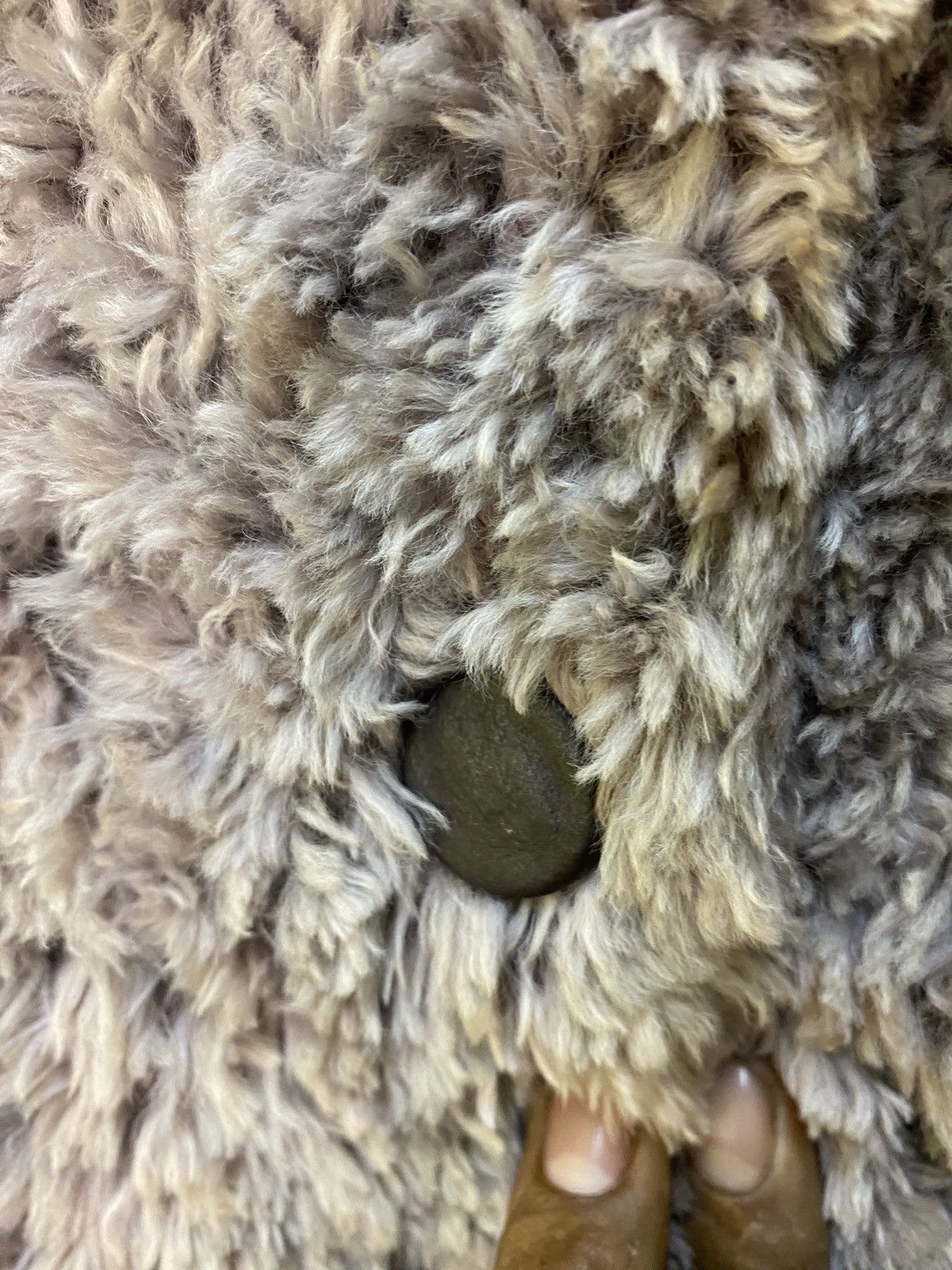 Homespun Knitwear Paula Lishman Knitted Fur Jacket - Handmade in Canada - mink Size M / US 6-8 / IT 42-44 - 11 Thumbnail