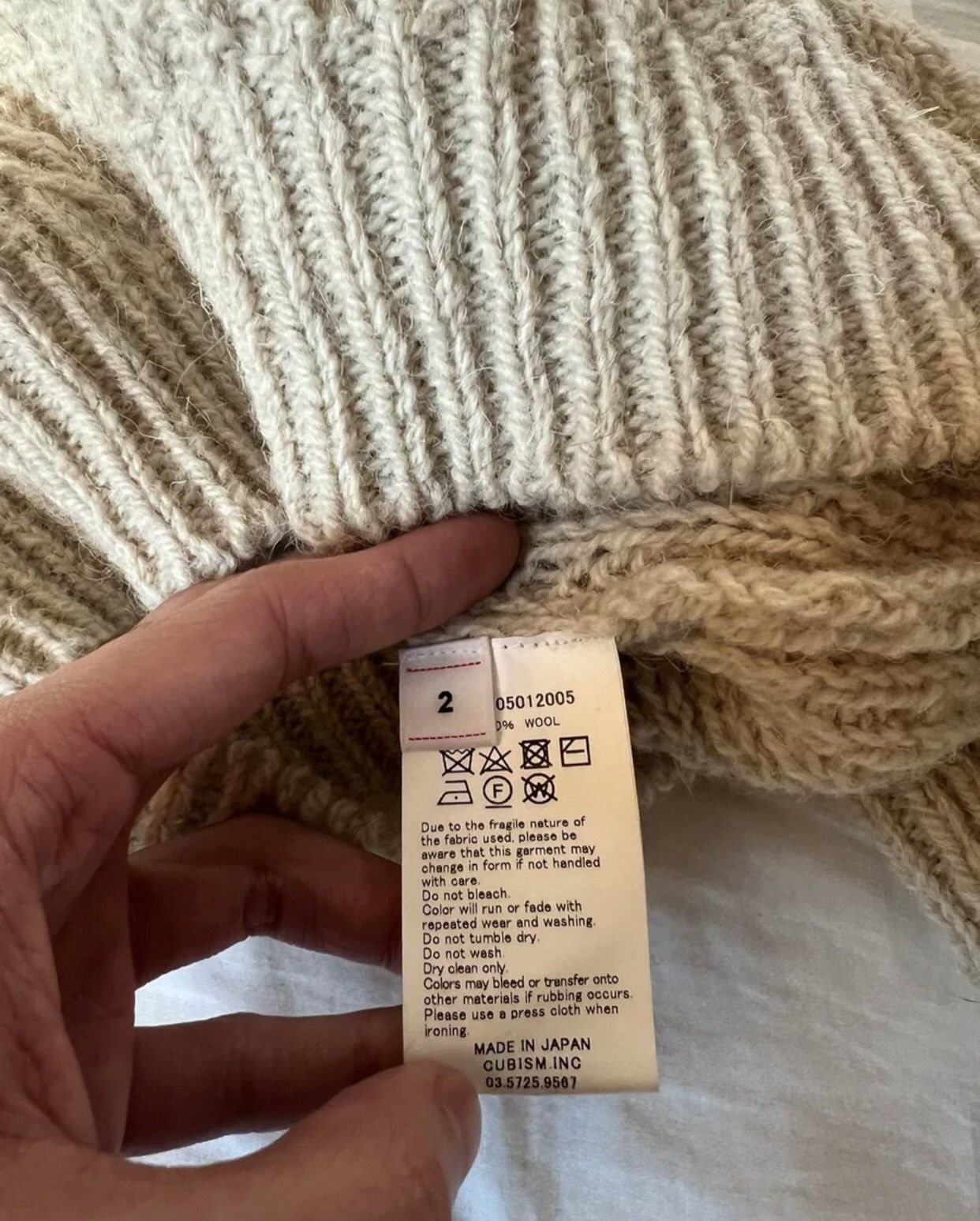 Visvim VISVIM 20AW BOLLARD CREW KNIT sweater | Grailed